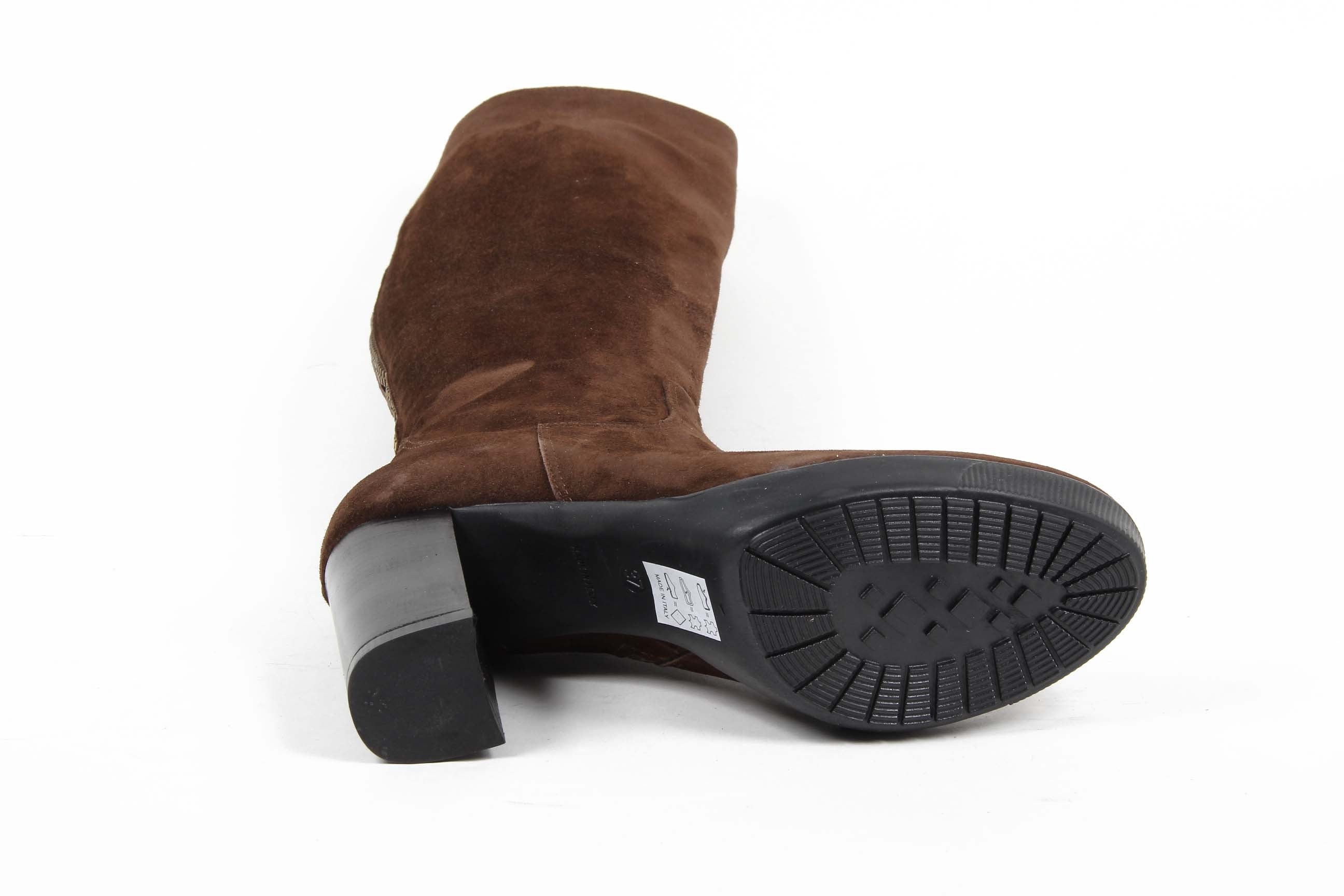 V 1969 Italia Womens High Boot S01 CAMOSCIO T. MORO