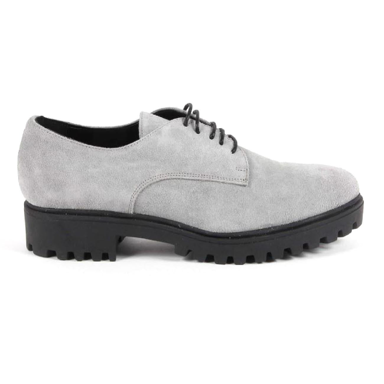 Scarpa stringata da donna V 1969 Italia C01 CAMOSCIO GRIGIO