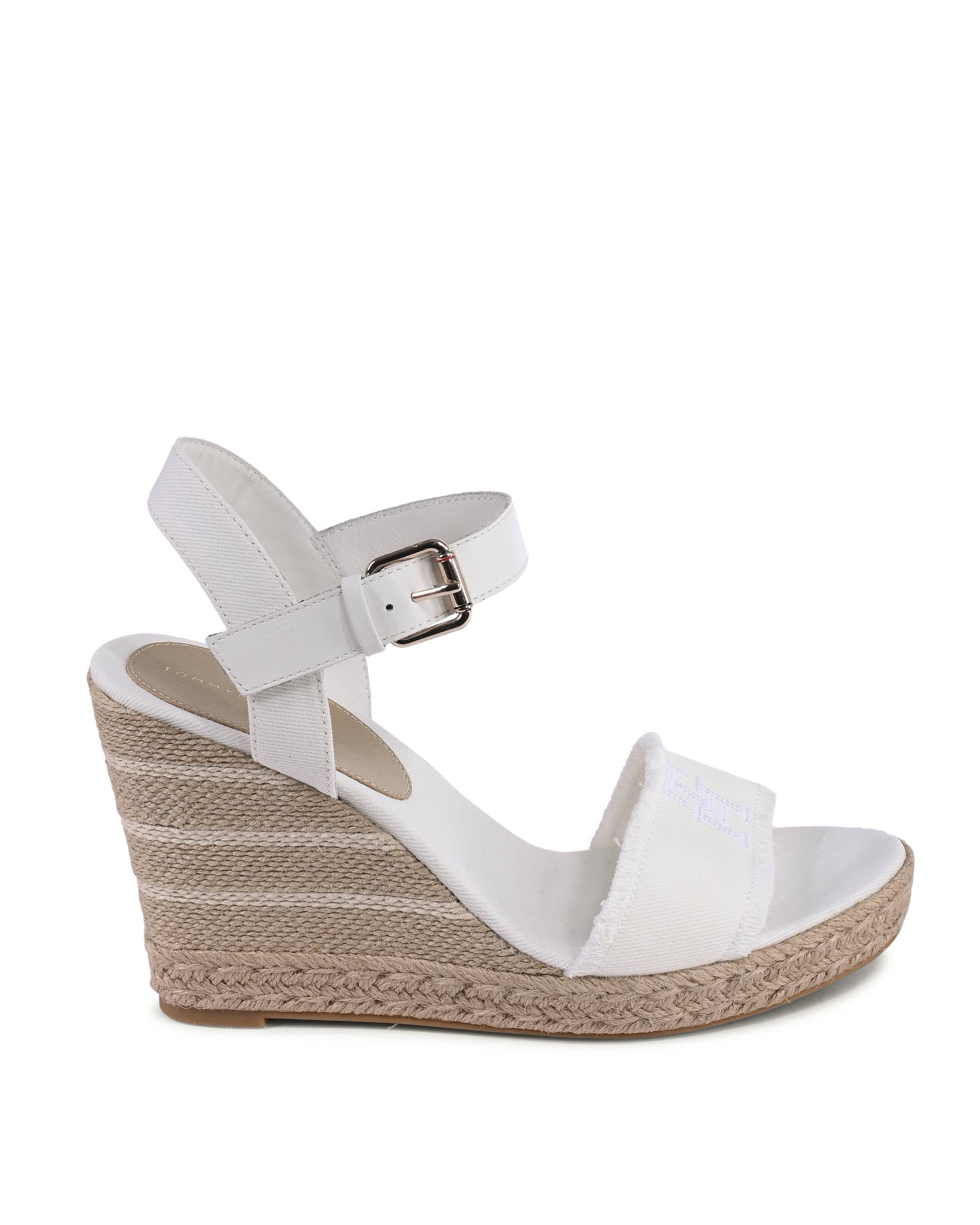 Sandalo da donna Tommy Hilfiger bianco FW0FW07191YBL