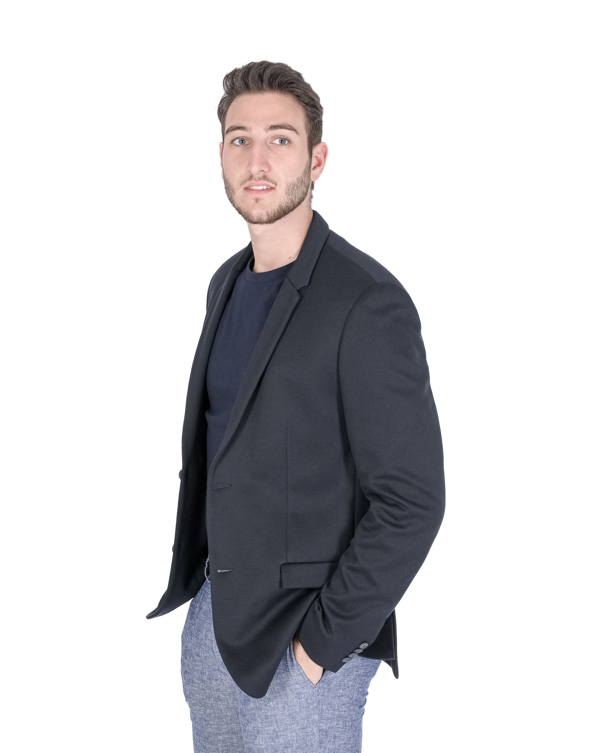 Calvin Klein Blazer da uomo blu K1IK101532478