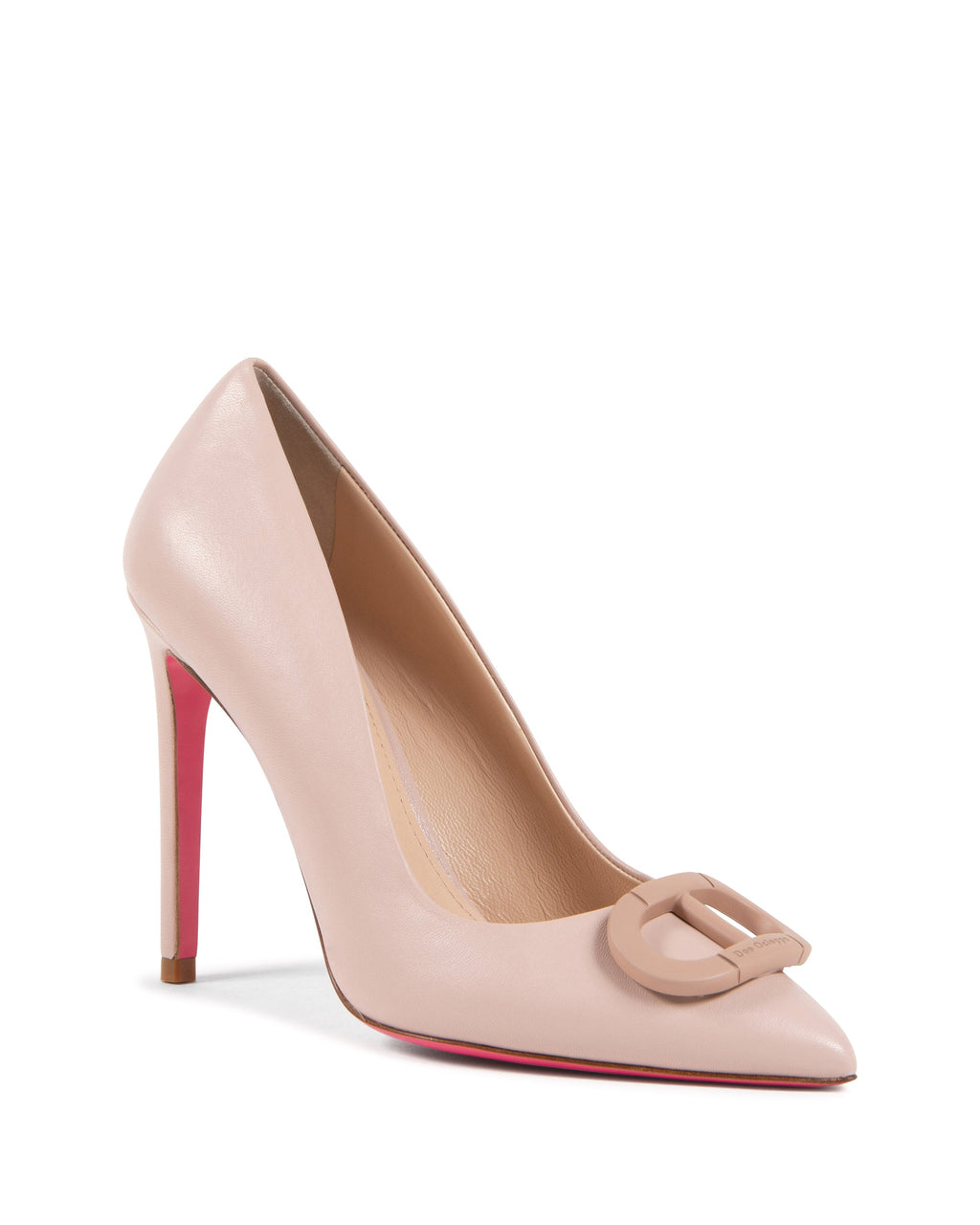 Scarpa con tacco a spillo color carne con logo Fairy