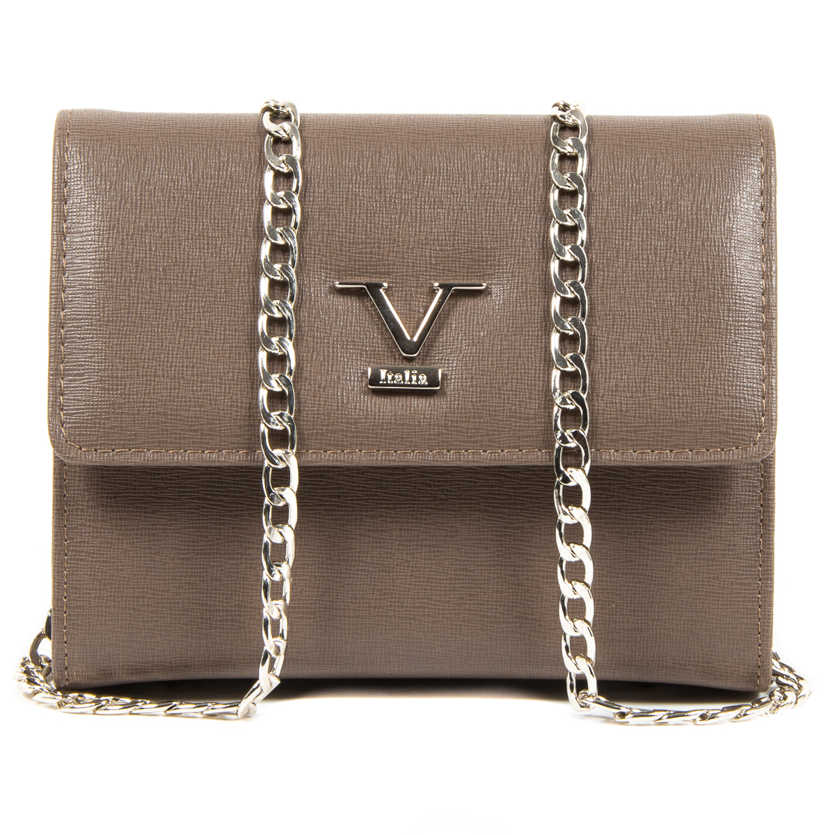 V 1969 Italia Borsa da donna color talpa GENNY