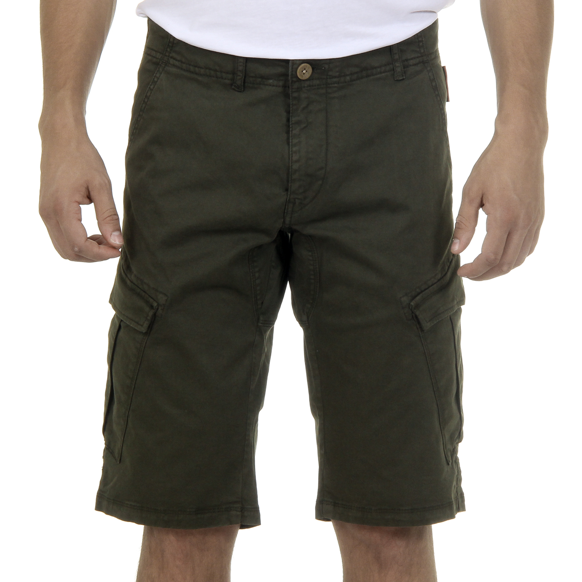 Pantaloncini da uomo Andrew Charles verdi JAKO