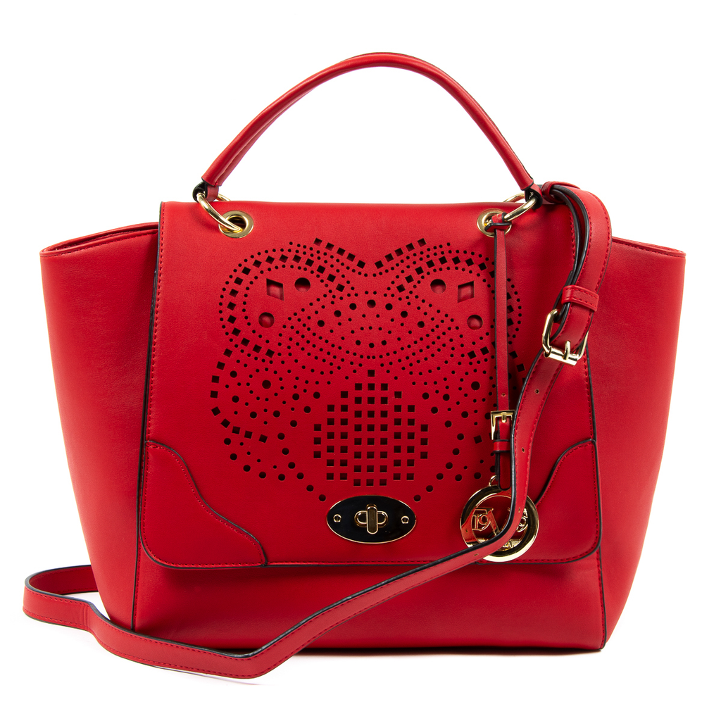 V 1969 Italia Borsa da donna rossa BEATRICE