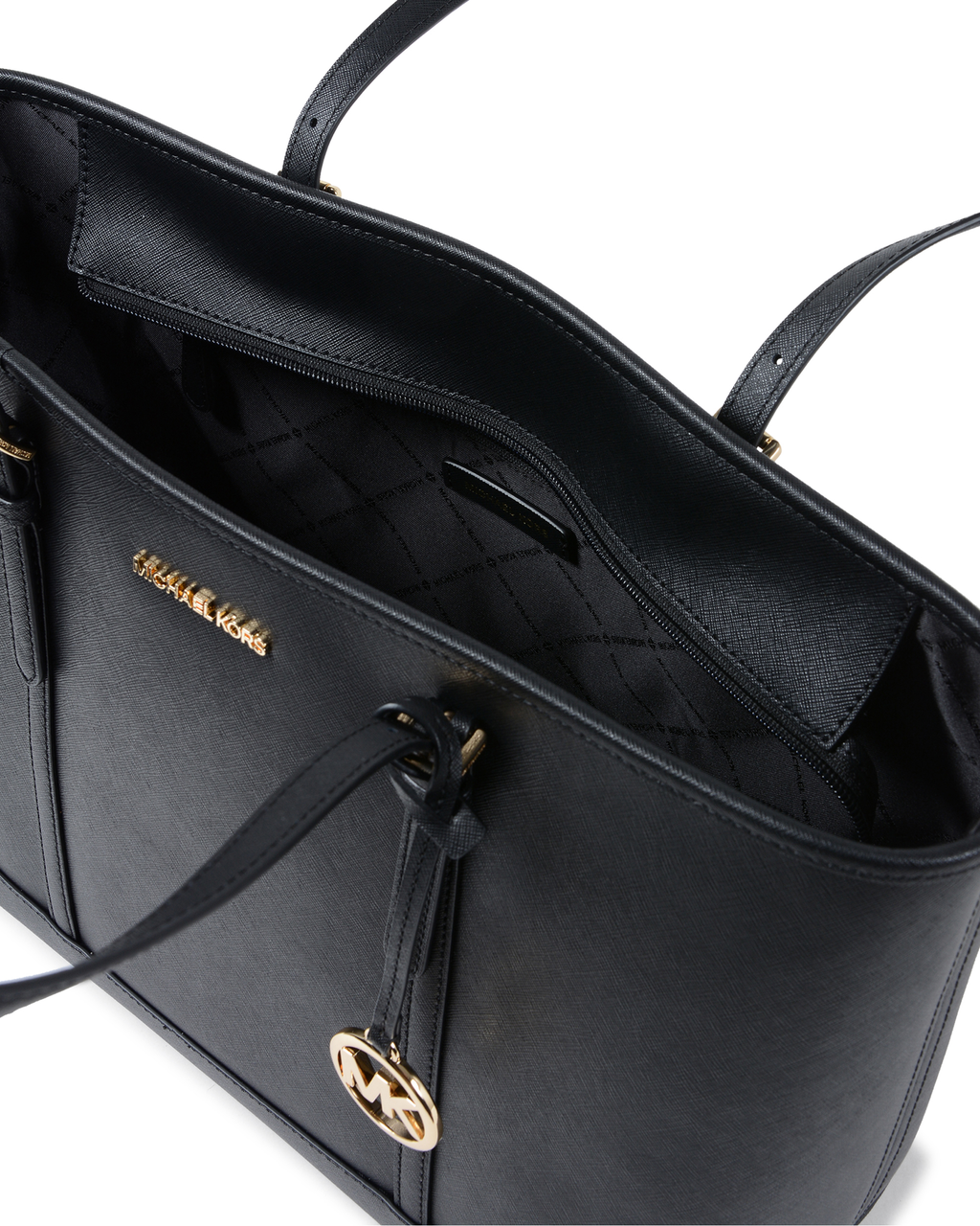 Borsa a mano da donna Michael Kors nera 39F50GTVT9L NERO