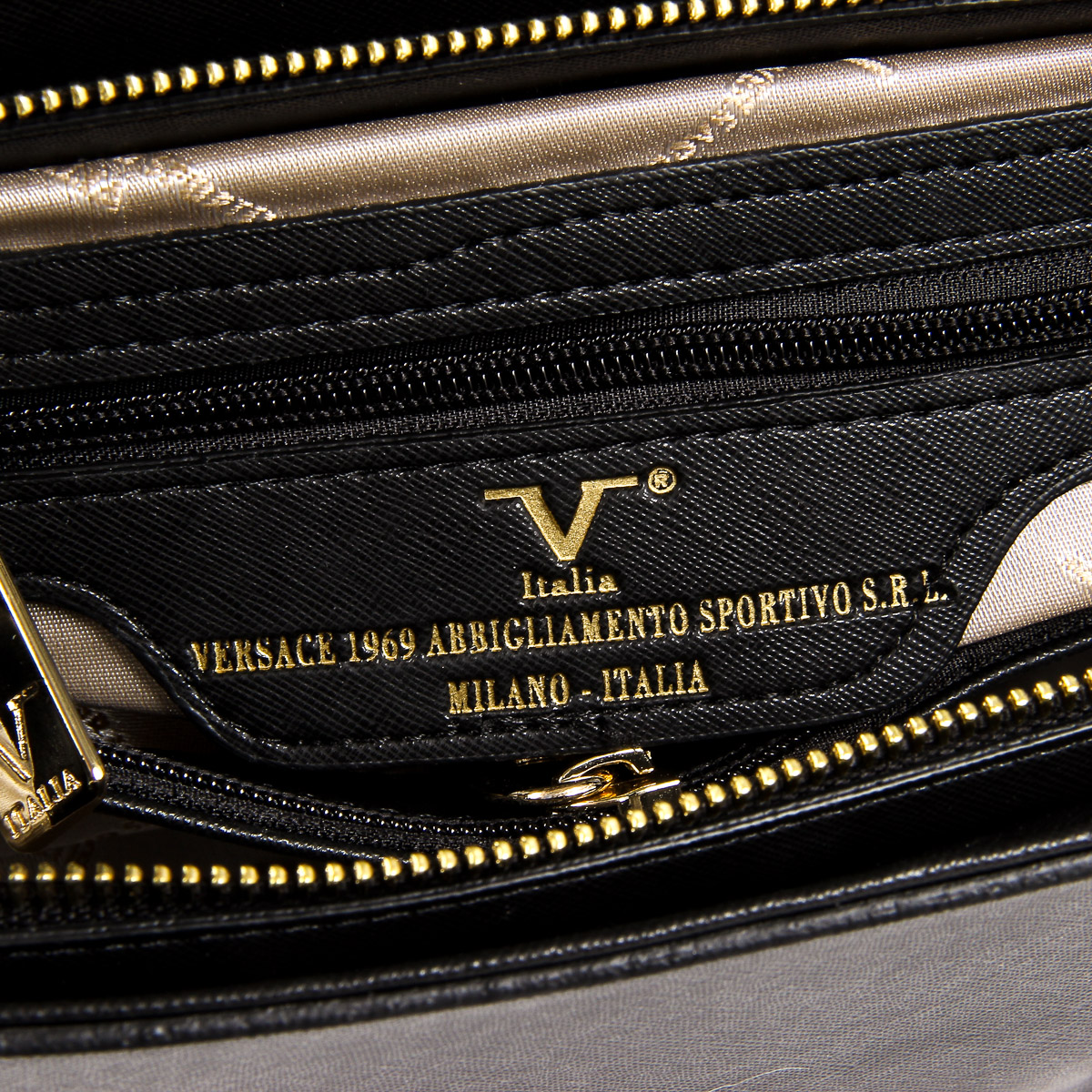 V 1969 Italia Borsa da donna VE014 NERO