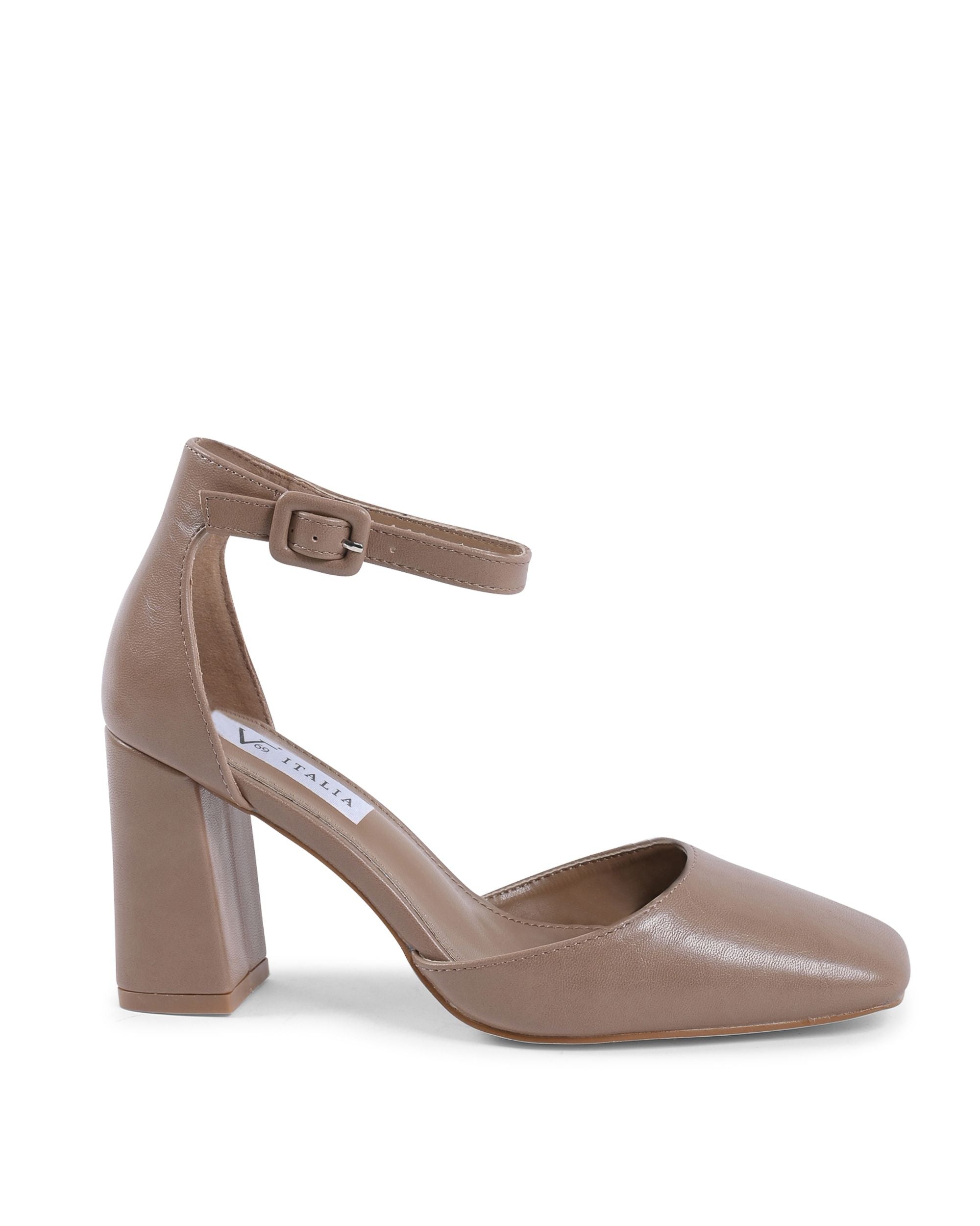 19V69 Italia Scarpe da donna con cinturino alla caviglia Beige HLL0127 BEIGE