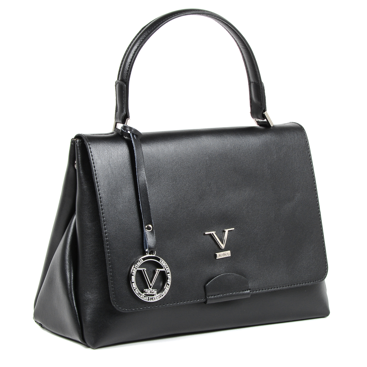 V 1969 Italia Borsa da donna nera SIMONA