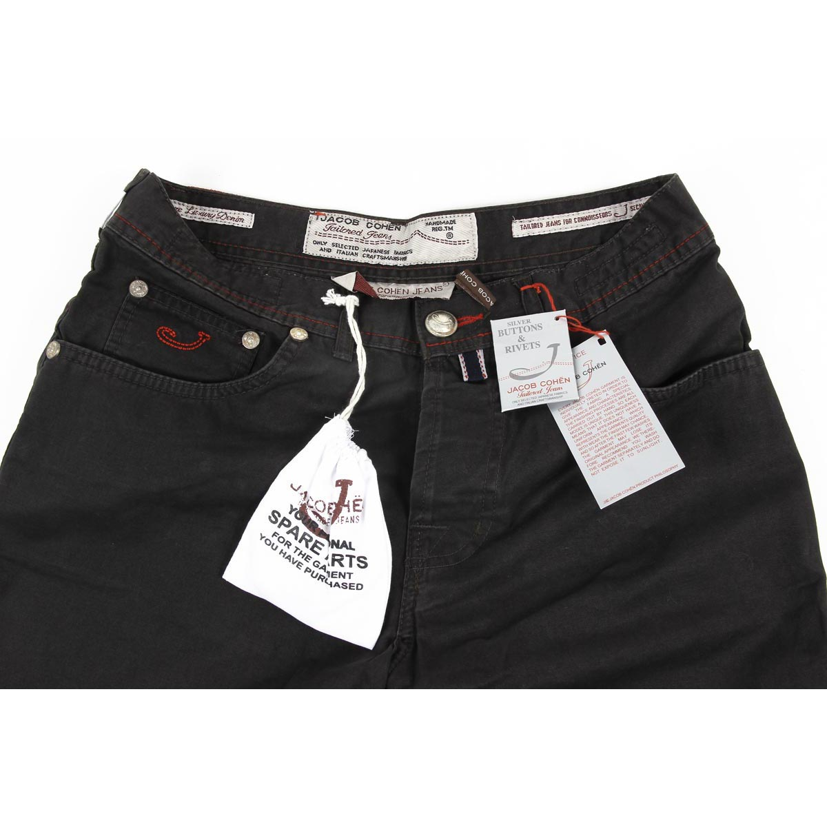 Pantaloni da uomo Jacob Cohen J688 COOL ANTRASIT