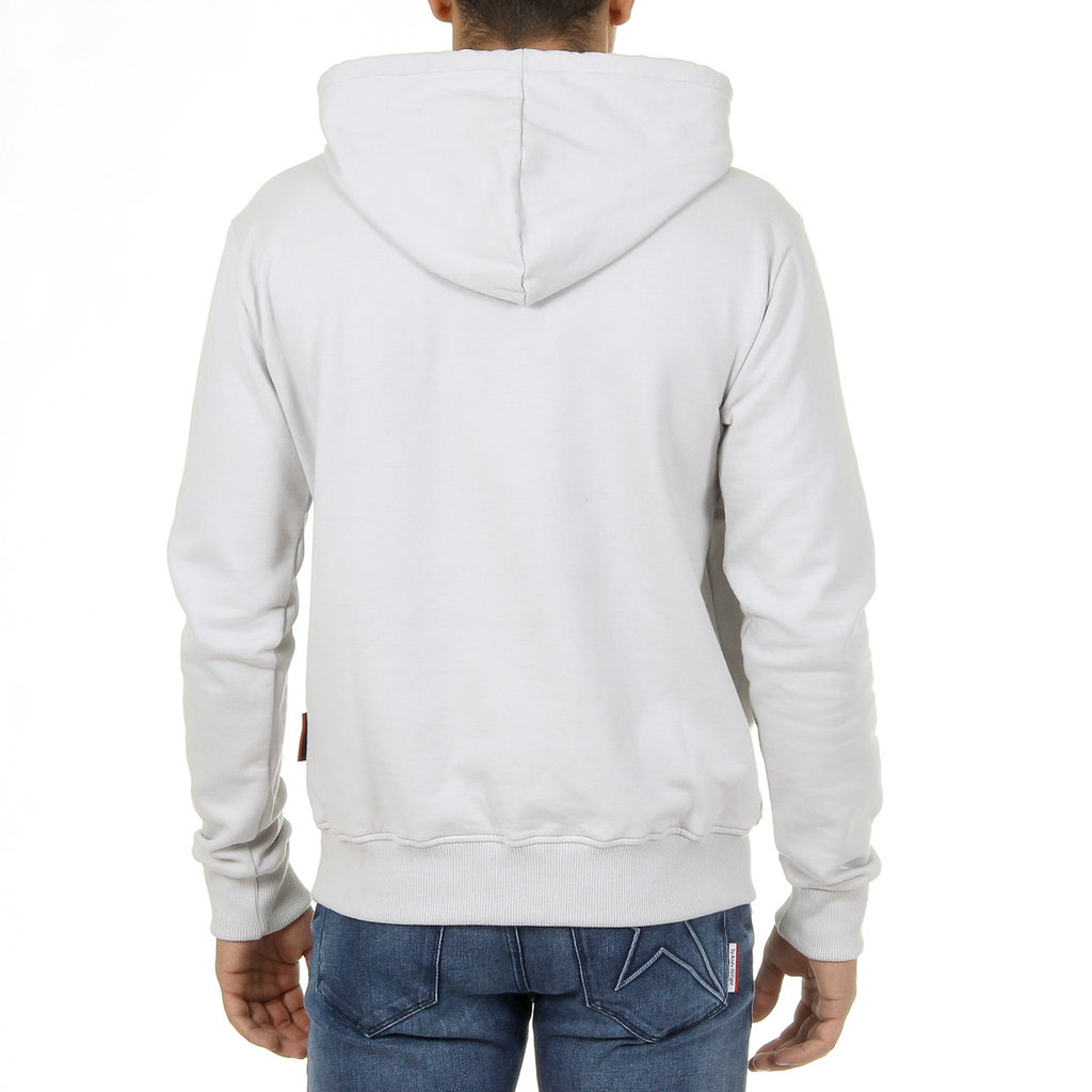 Felpa con cappuccio da uomo Andrew Charles a maniche lunghe e scollo tondo, grigio chiaro FIFI