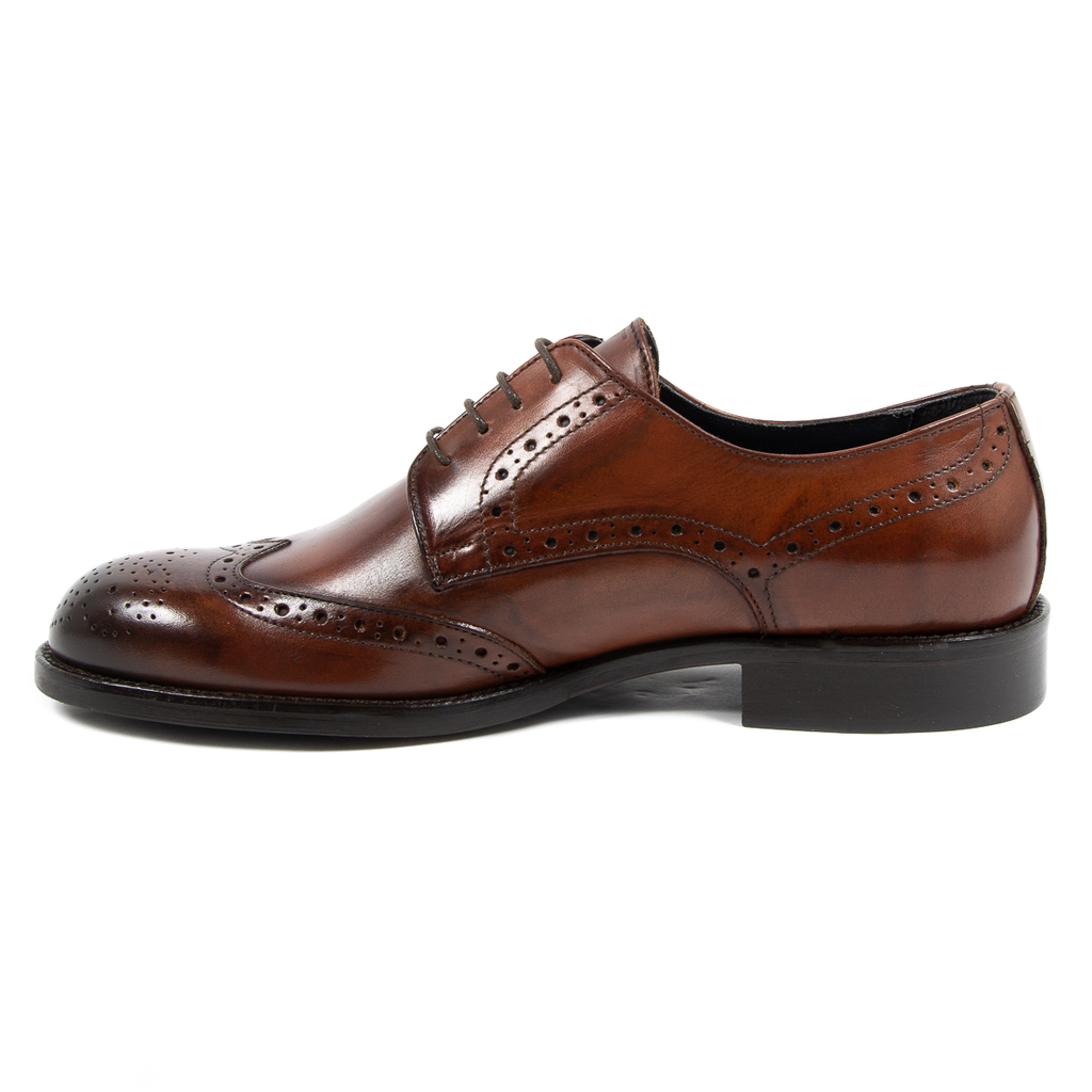 V 1969 Italia Scarpa Brogue da Uomo Marrone VERNON