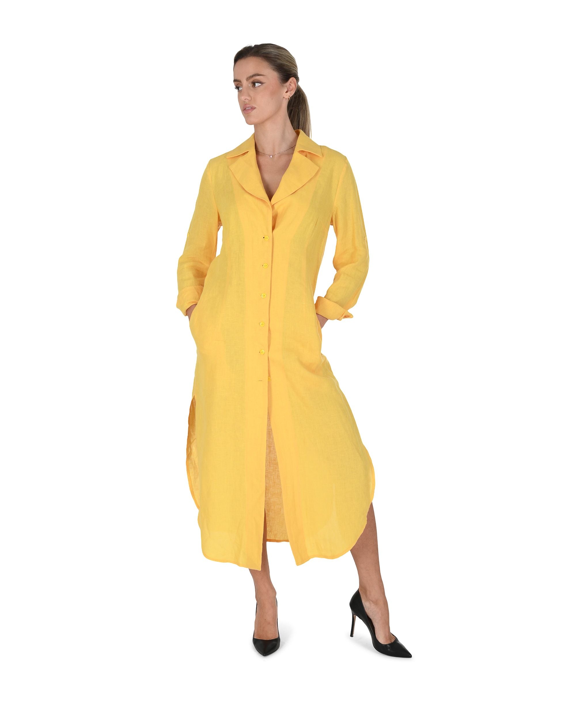 Abito Donna Nevro KROKOS GIALLO ABITO 301