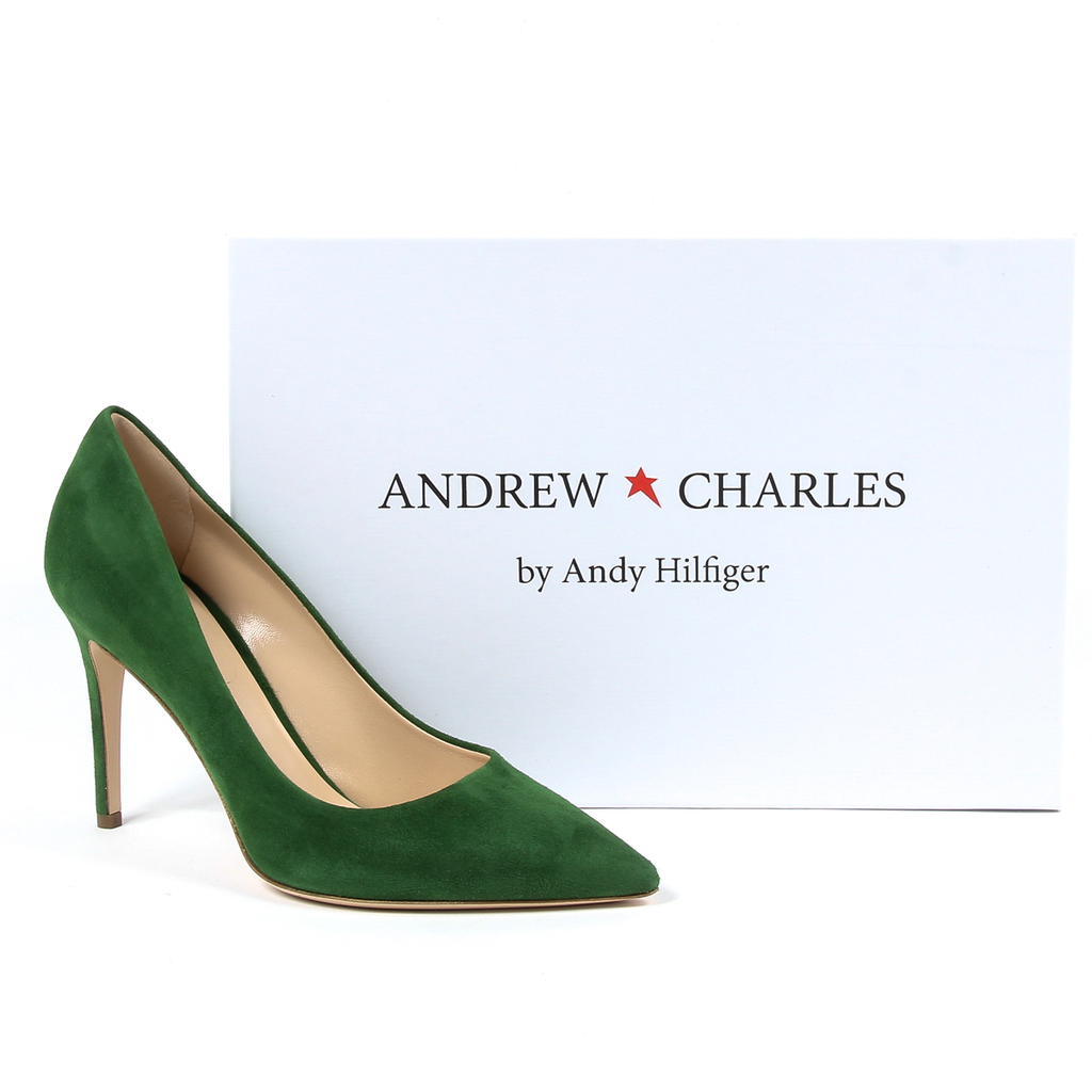 Andrew Charles By Andy Hilfiger Scarpe da donna con tacco verde MEMPHIS