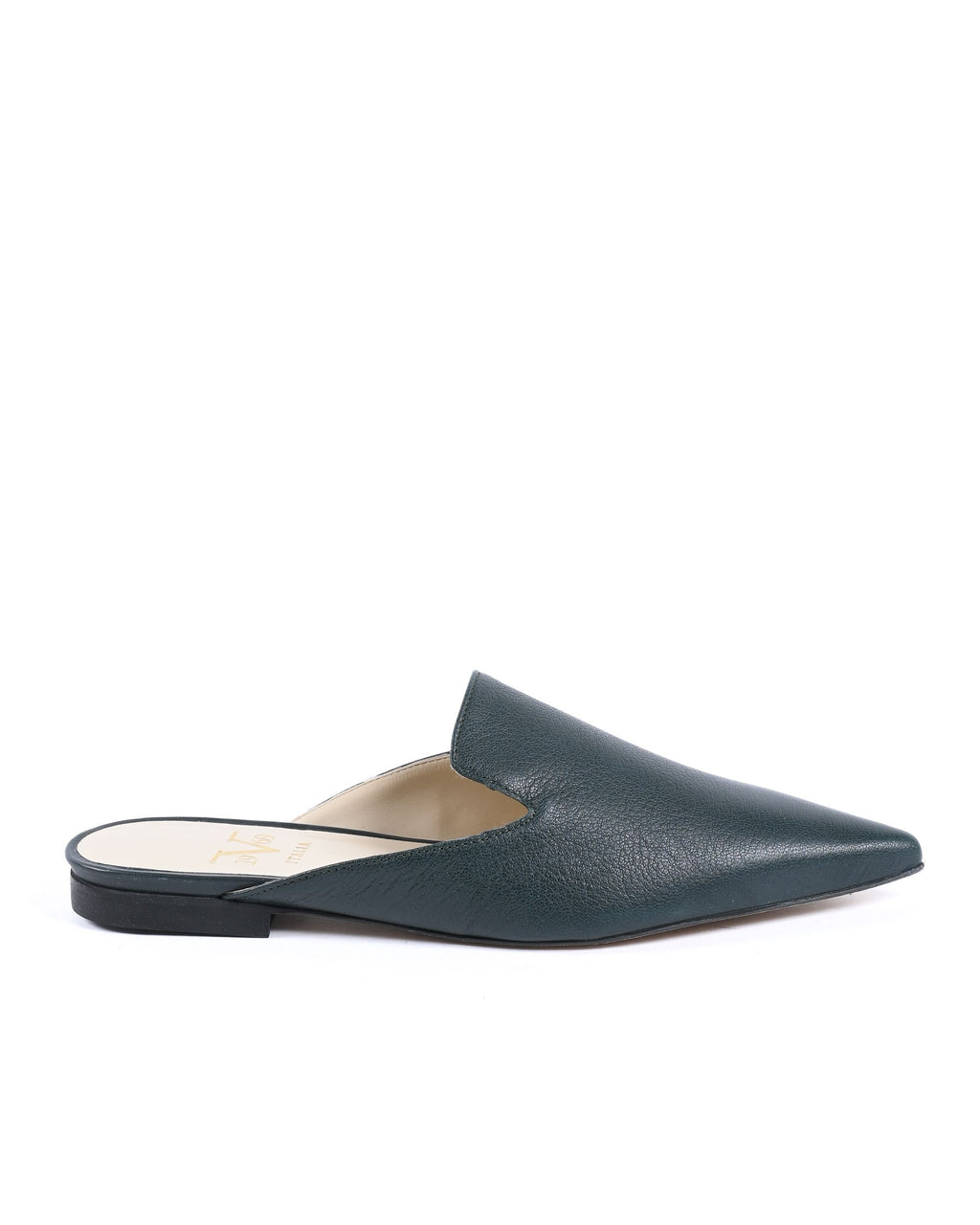 19V69 Italia Ciabatte da donna verde scuro SABOT MARBLE GREEN