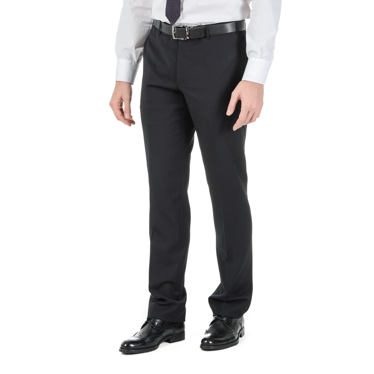 Corneliani Abito da uomo a maniche lunghe grigio scuro Super 130's