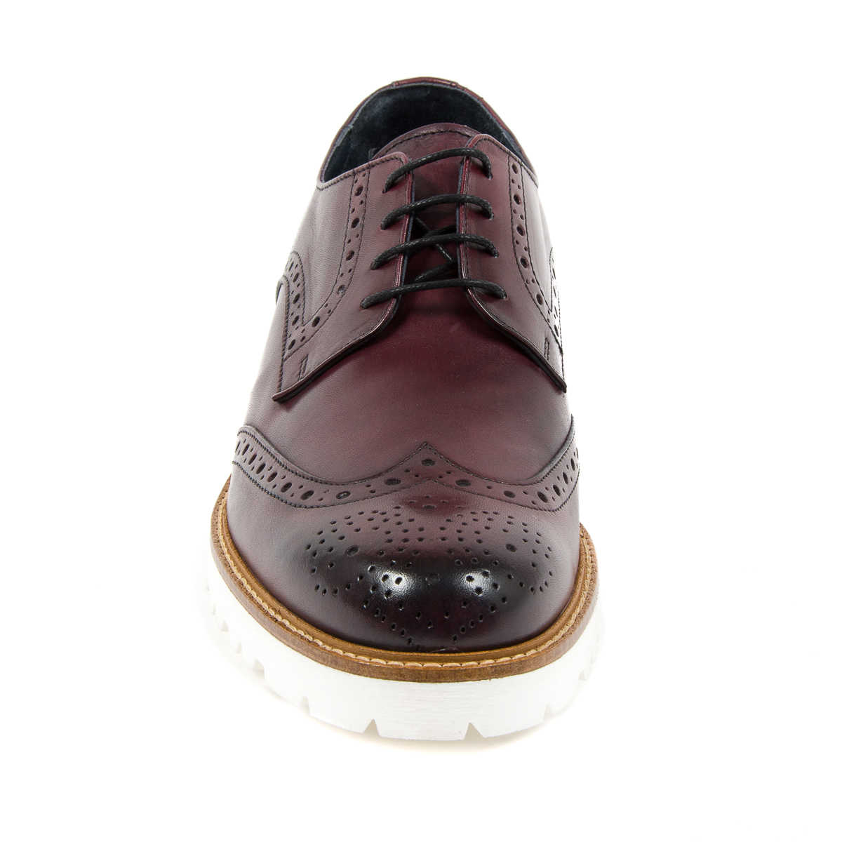 Andrew Charles Scarpe Brogue da Uomo Bordeaux EDWIN