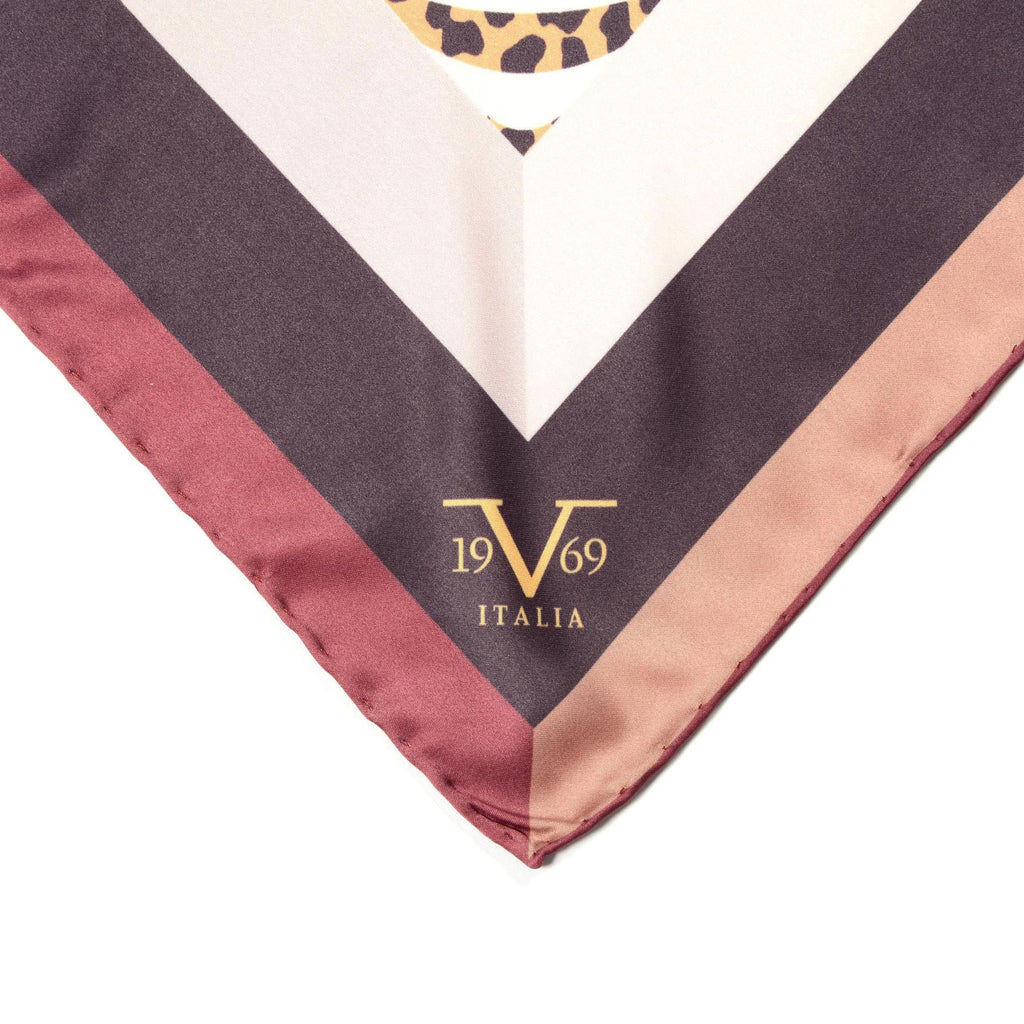 V 1969 Italia Foulard Donna Multicolore VIOLA