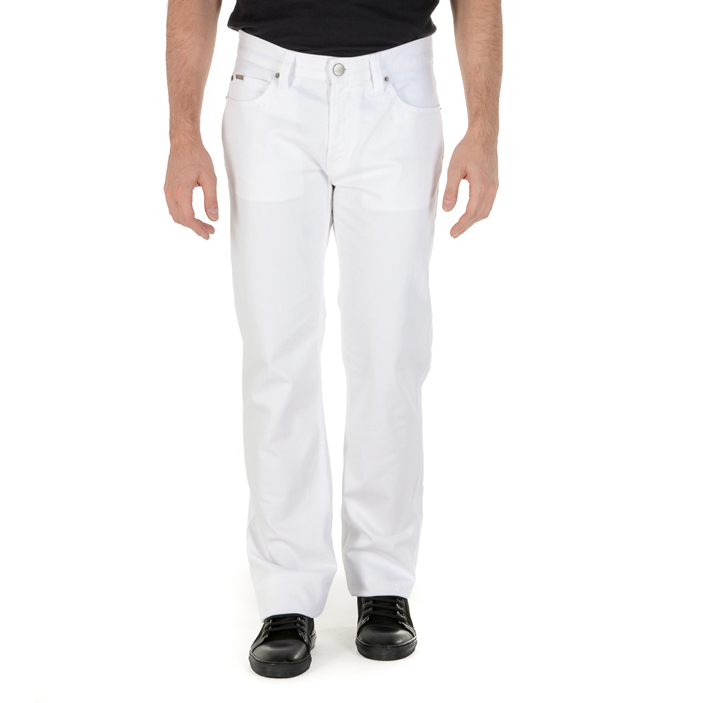 Pantaloni Armani Collezioni Uomo Bianchi