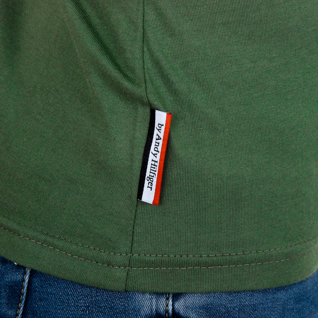 Andrew Charles T-shirt da donna a maniche corte con scollo rotondo verde TARANA