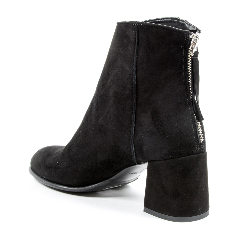 Stivaletti con tacco da donna Andrew Charles neri LINDA