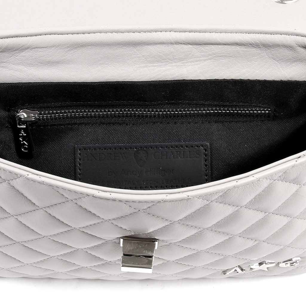 Borsa a mano da donna Andrew Charles grigia AZALEA