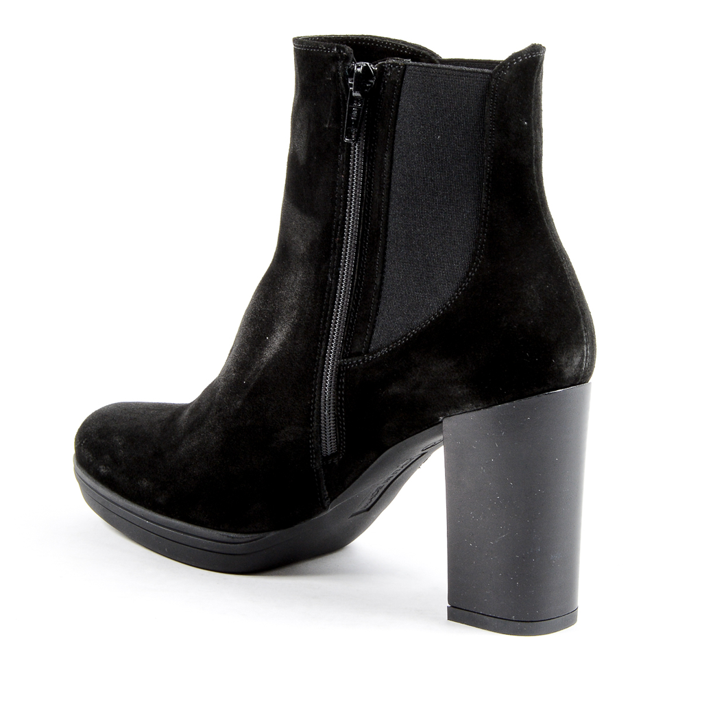 V 1969 Italia Stivaletto con tacco da donna nero MADELYN