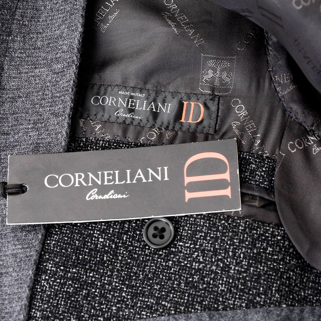 Corneliani Giacca Uomo Maniche Lunghe Grigio Scuro