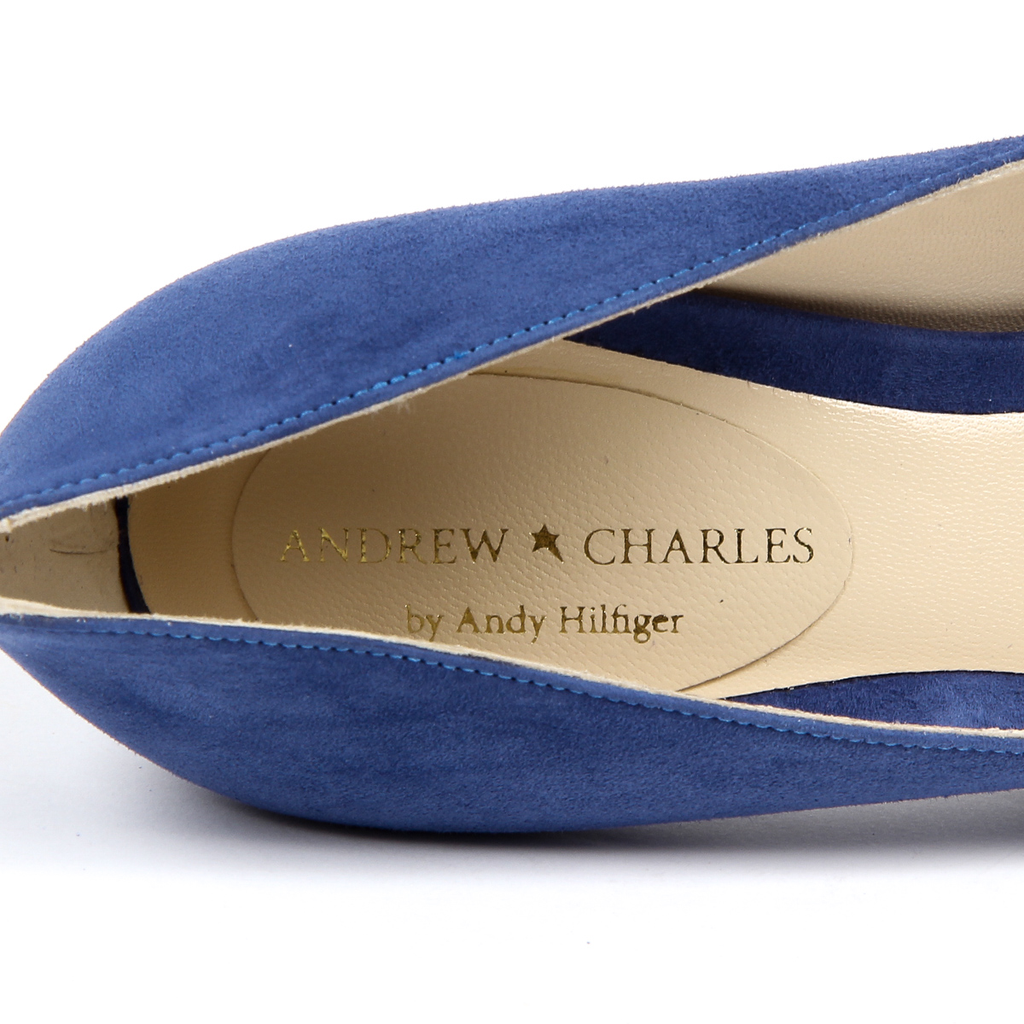 Andrew Charles By Andy Hilfiger Scarpe da donna con tacco blu AUSTIN