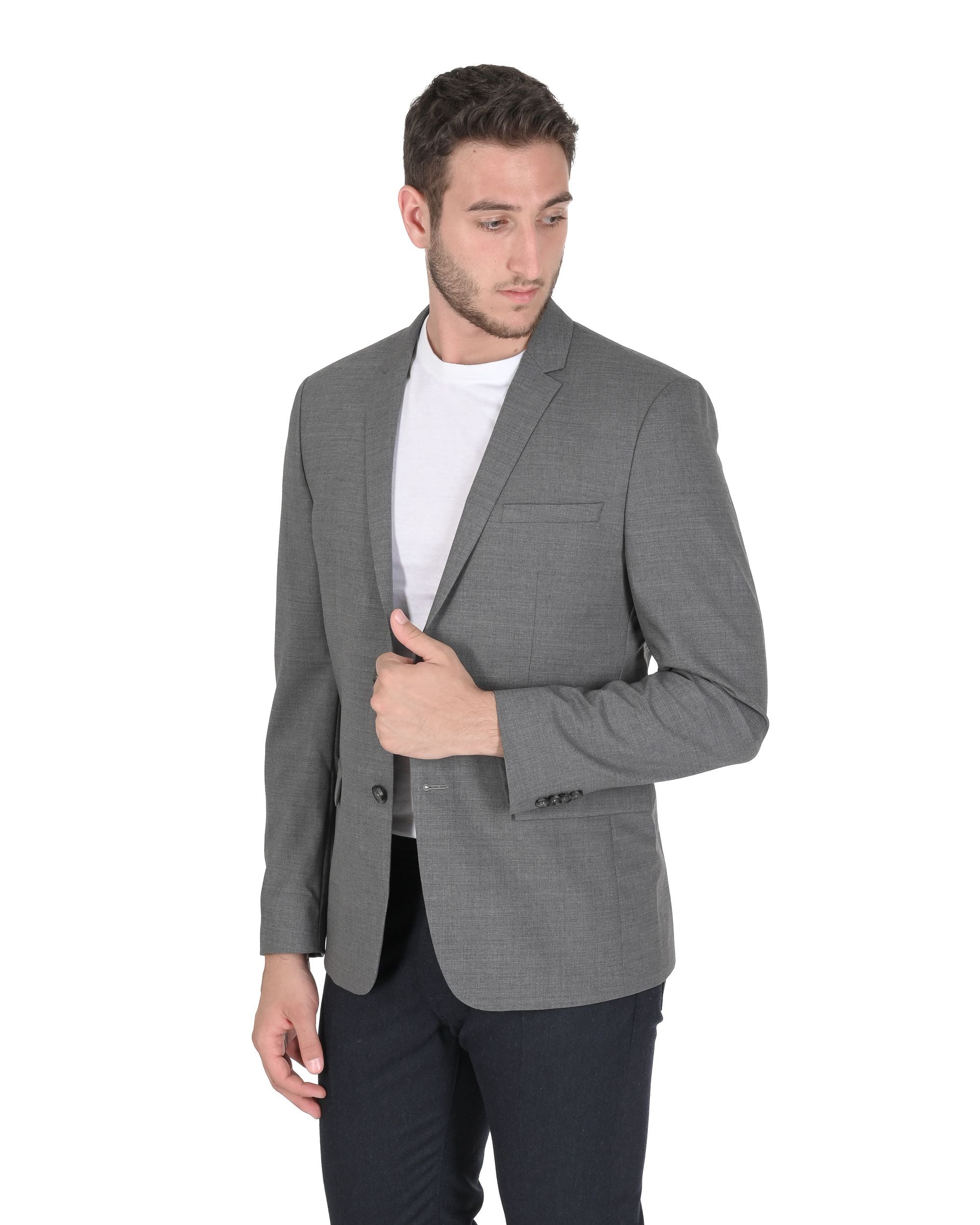 Calvin Klein Blazer da uomo grigio K1EK101790033