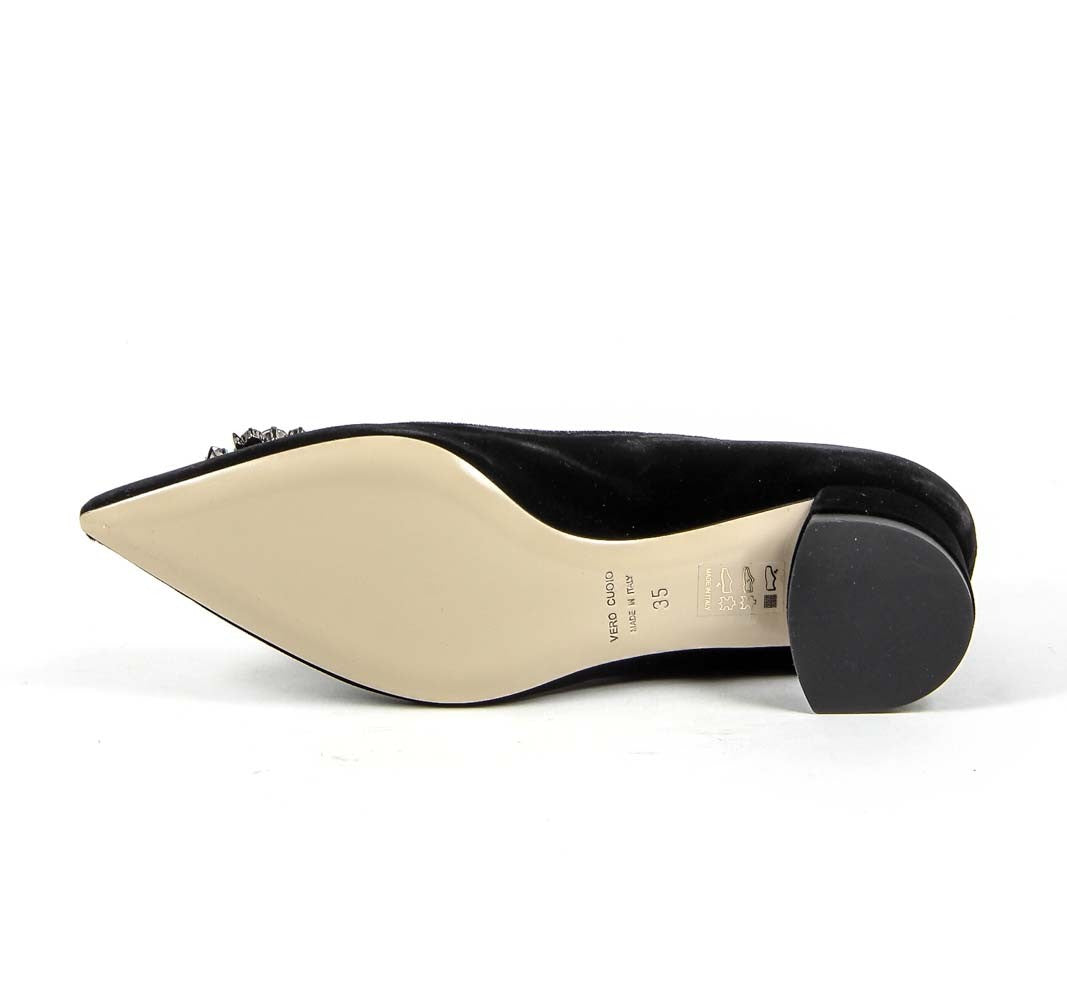Décolleté da donna V 1969 Italia 3110276 VELLUTO NERO