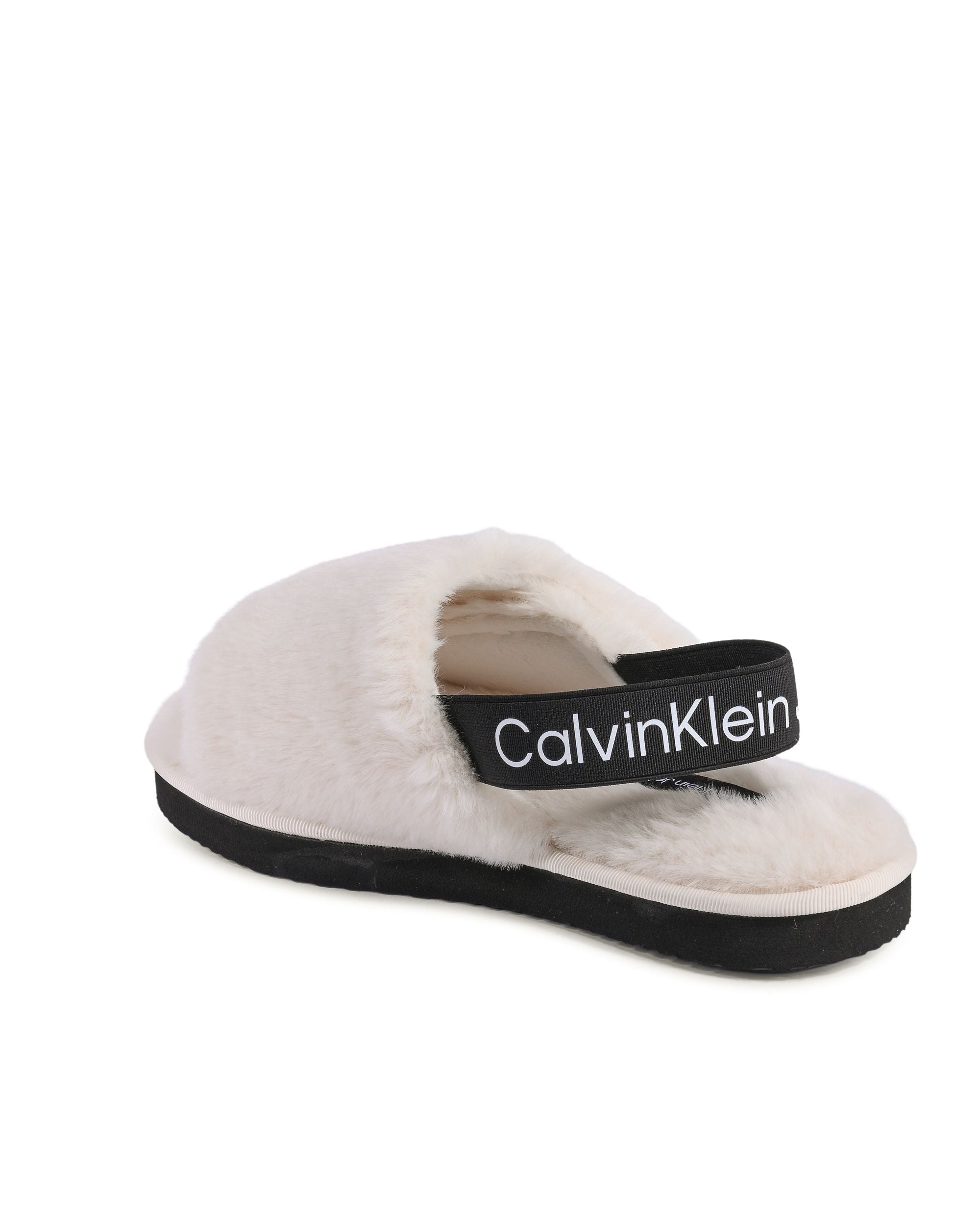 Ciabatte Calvin Klein da donna bianche YW0YW011580LA