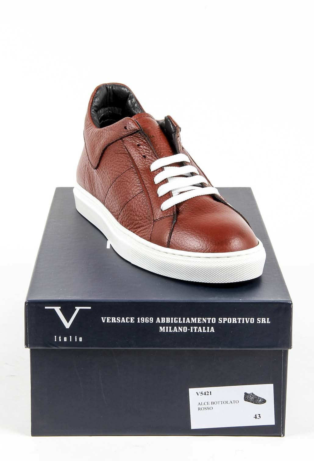 Sneaker da uomo V 1969 Italia V5421 ALCE BOTTOLATO ROSSO