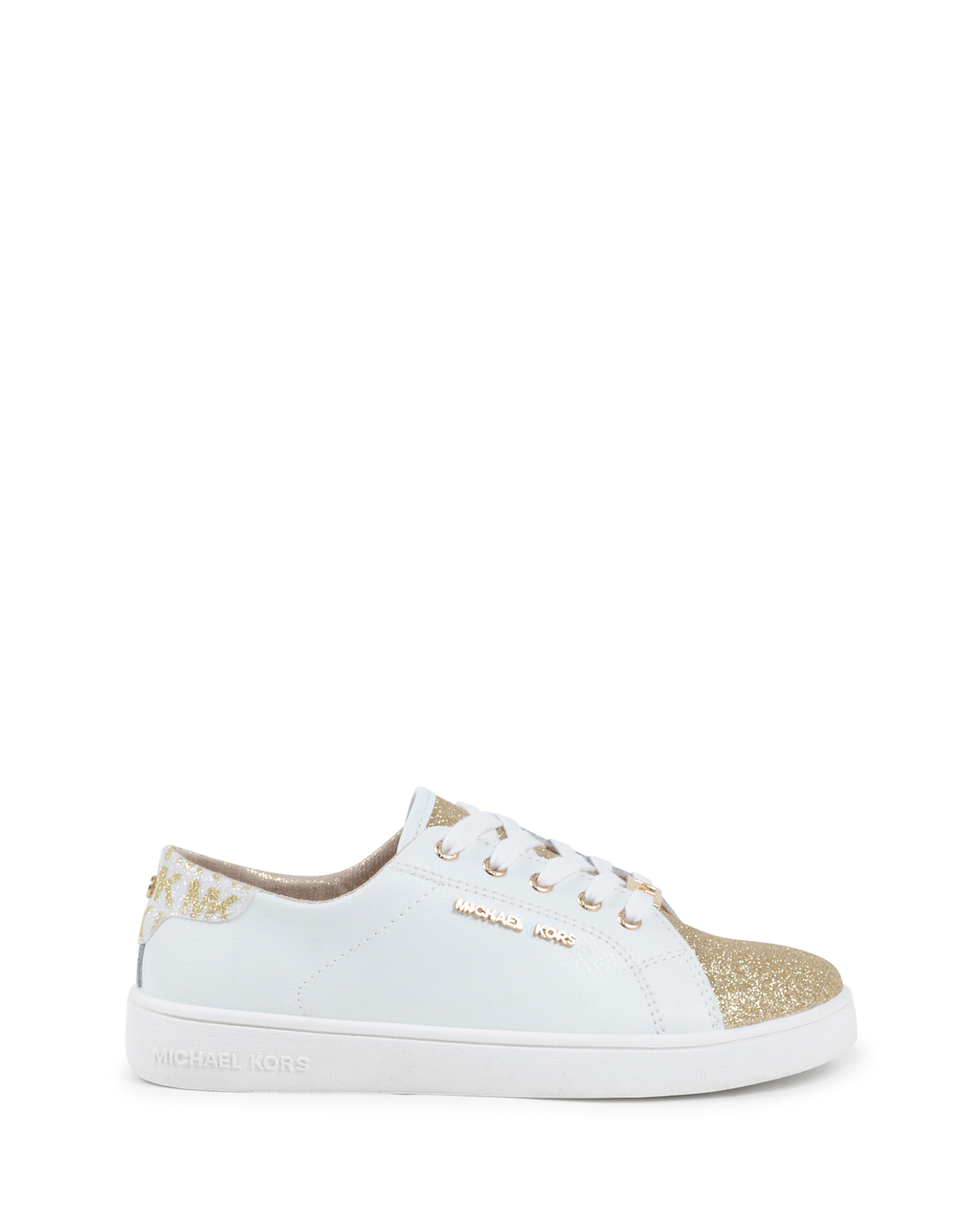 Michael Kors Sneaker da ragazza bianca ZIA IVY MARTIN WHITE GOLD