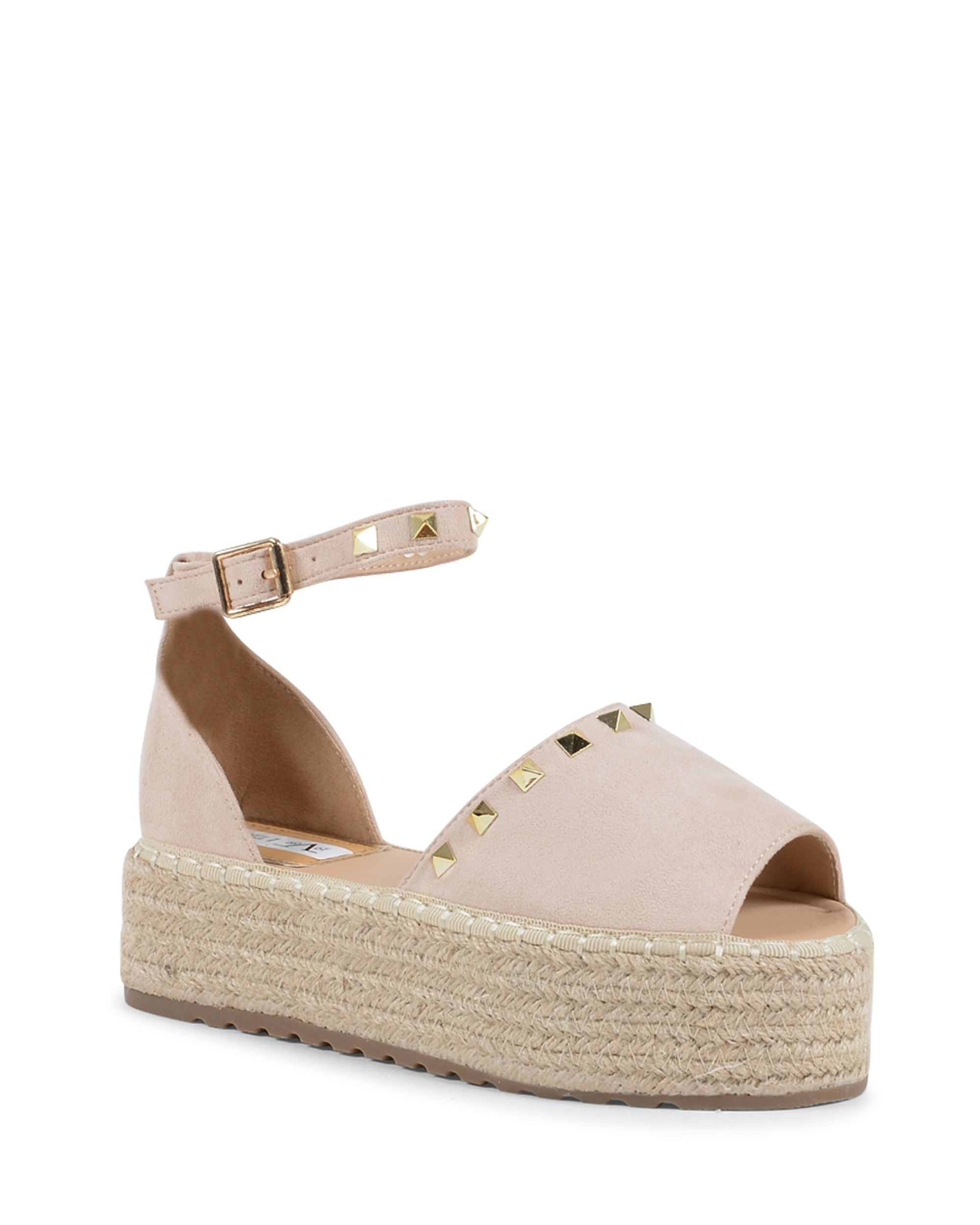 19V69 Italia Sandalo con plateau e espadrillas da donna Beige V29 BEIGE