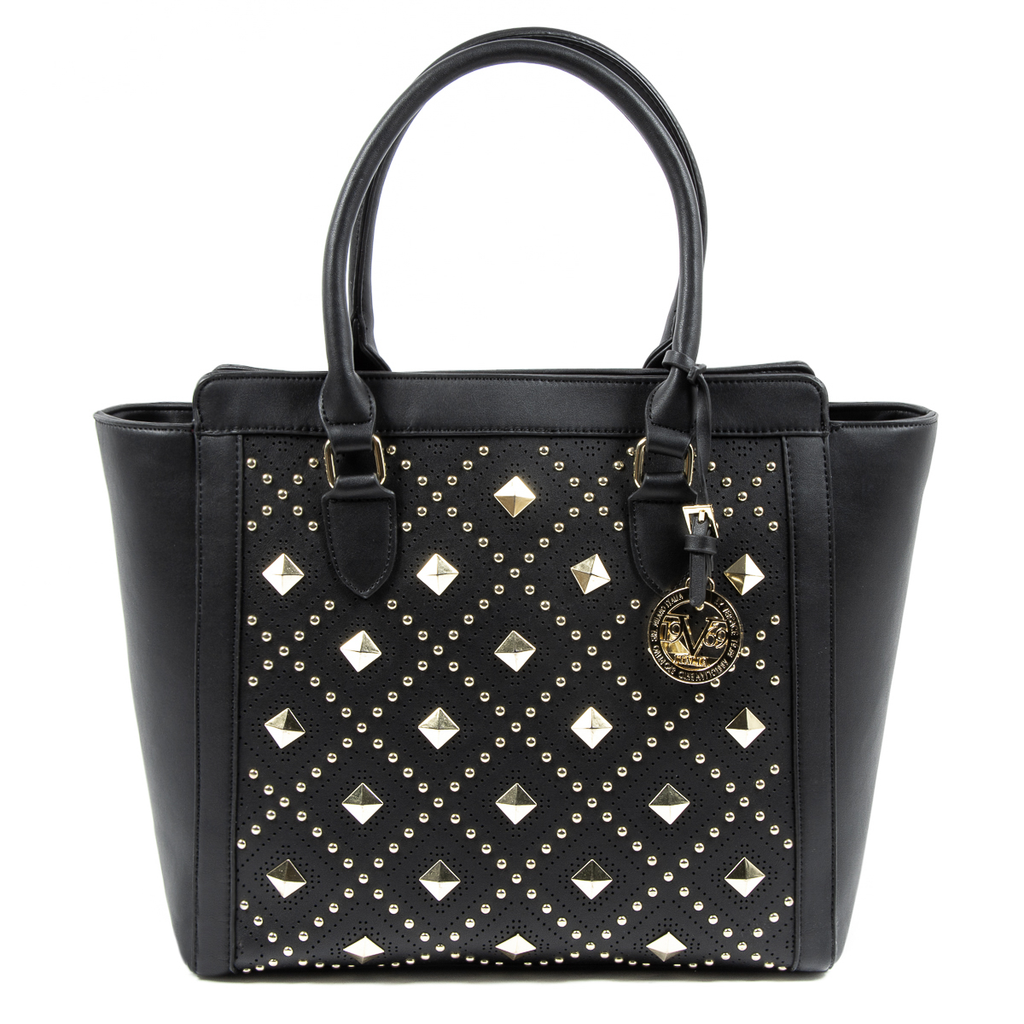 V 1969 Italia Borsa da donna nera ROBERTA