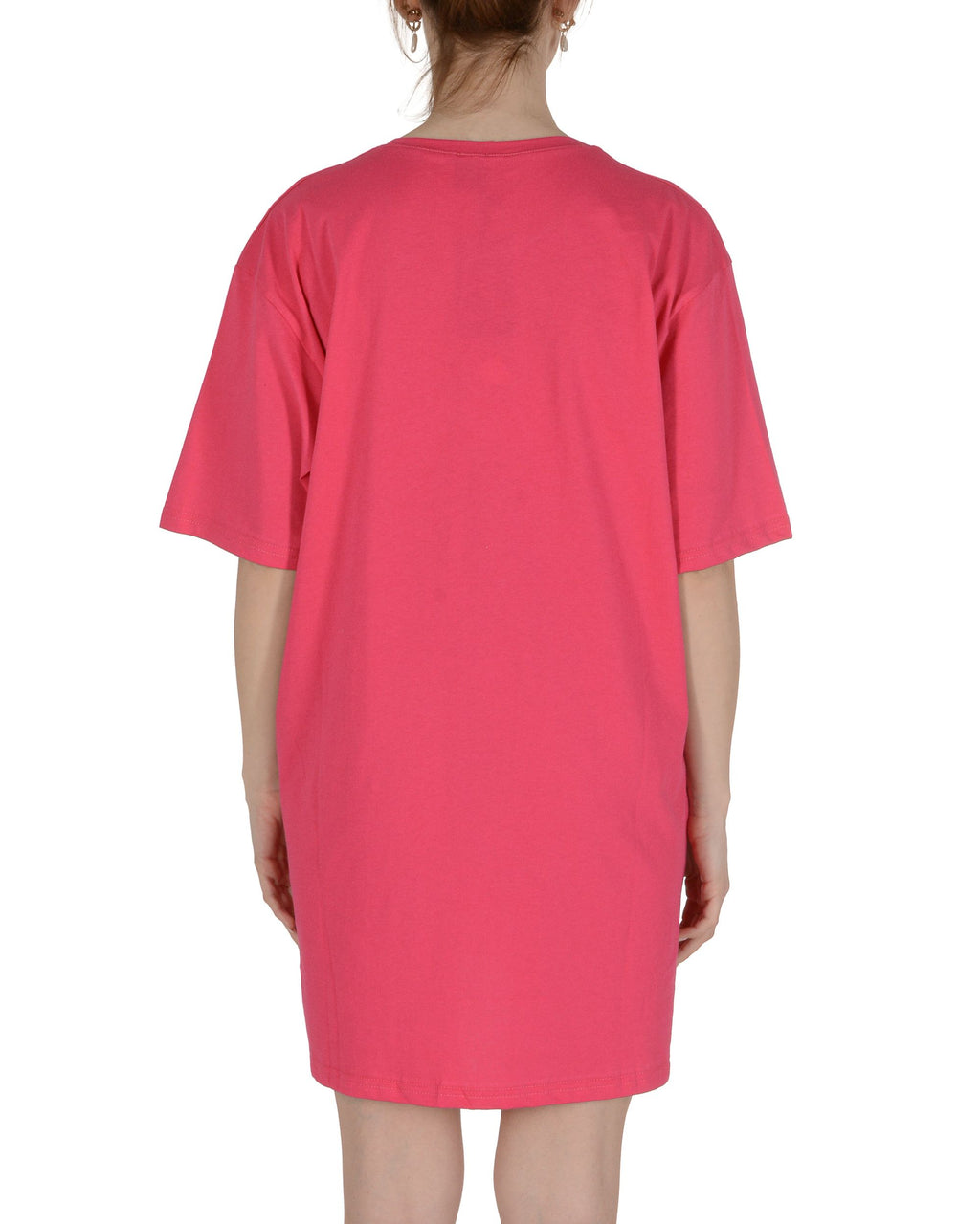 T-shirt lunga donna 19V69 Italia Fuxia VESTITO FUXIA