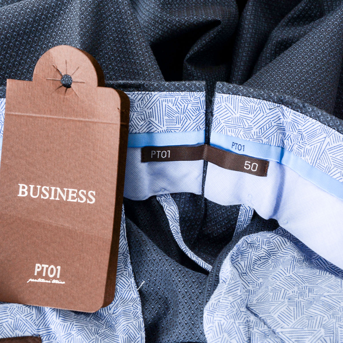 Pantaloni da uomo PT01 blu BUSINESS