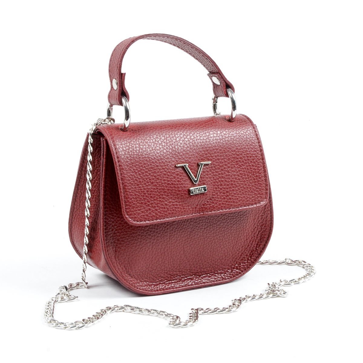 V 1969 Italia Borsa da donna Bordeaux DUBLINO