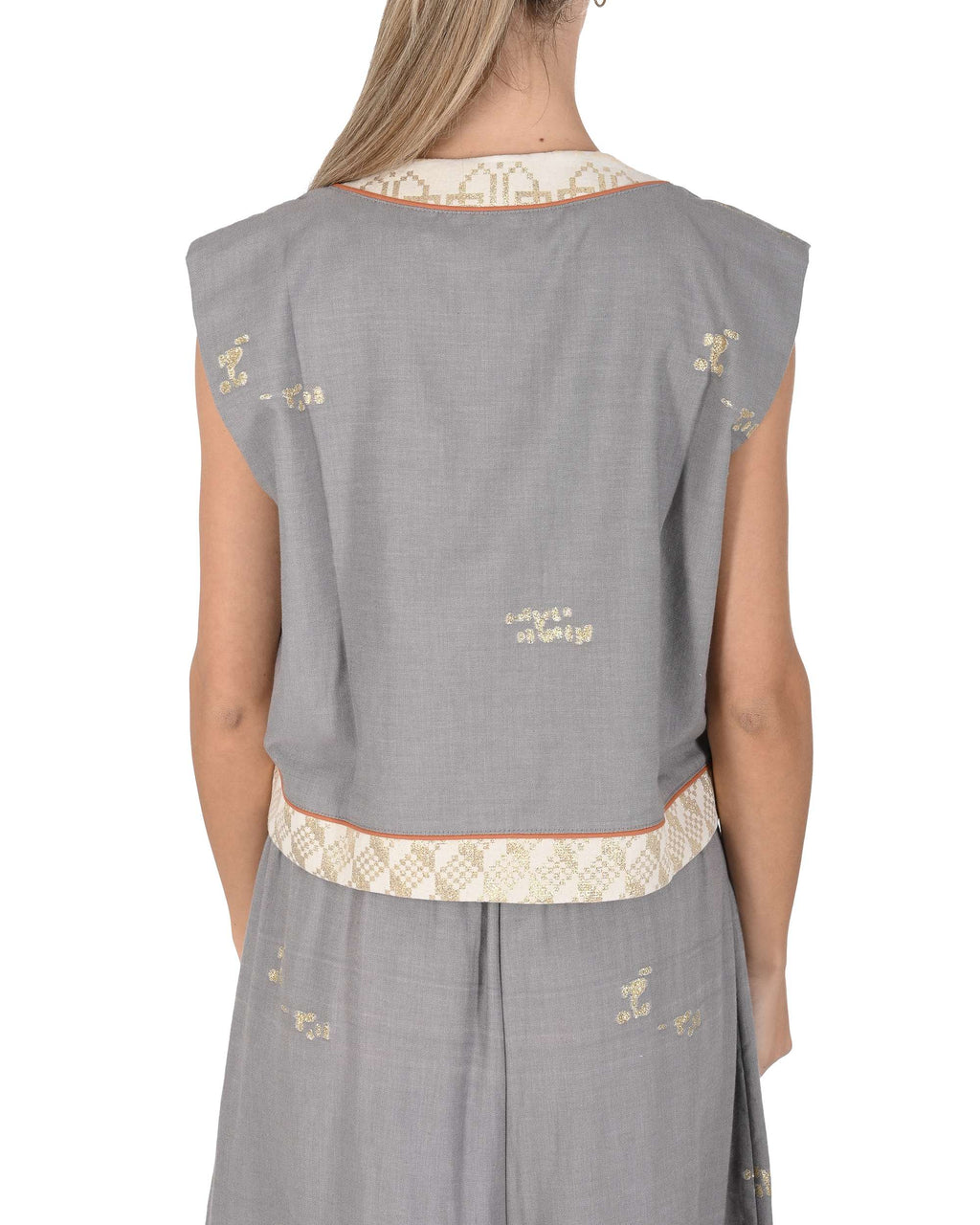 Gilet da donna Mykonos POSEIDON GREY 802