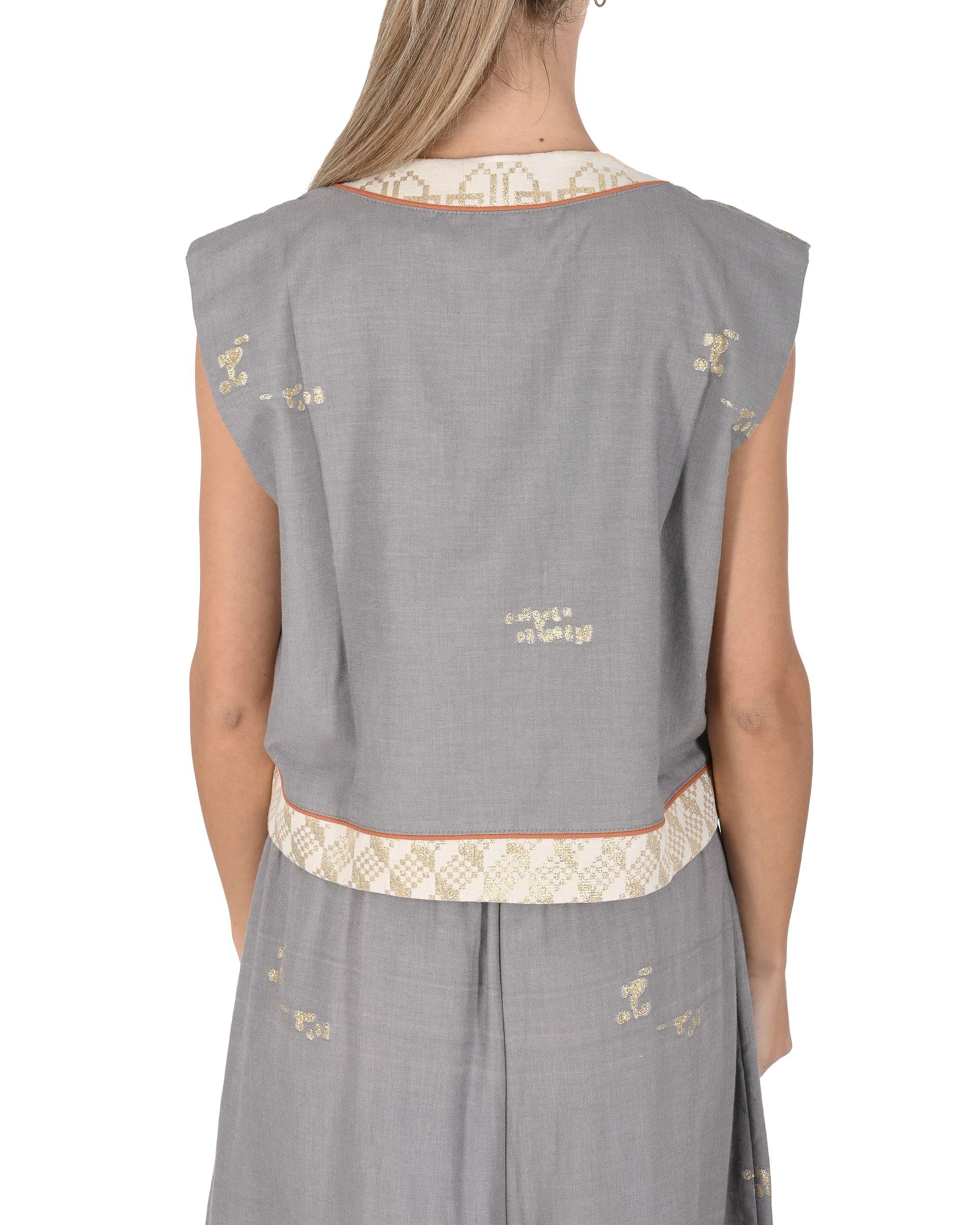 Gilet da donna Mykonos POSEIDON GREY 802