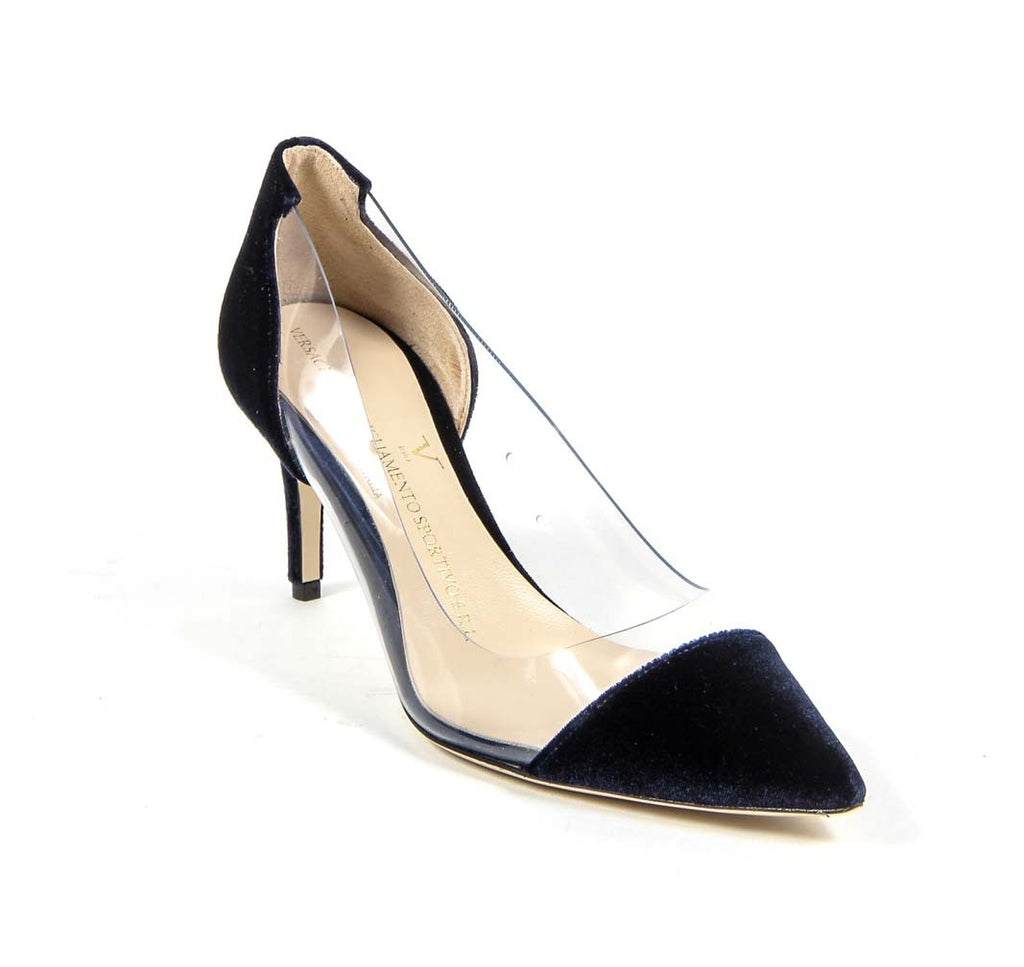Décolleté da donna V 1969 Italia 3105124 VELLUTO BLU ROYAL