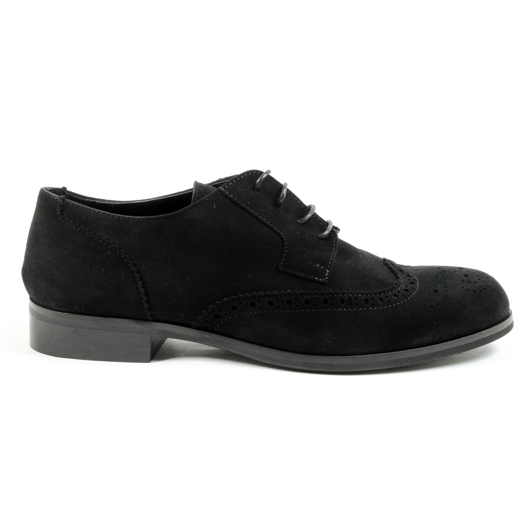 V 1969 Italia Scarpa stringata da donna nera SULLY