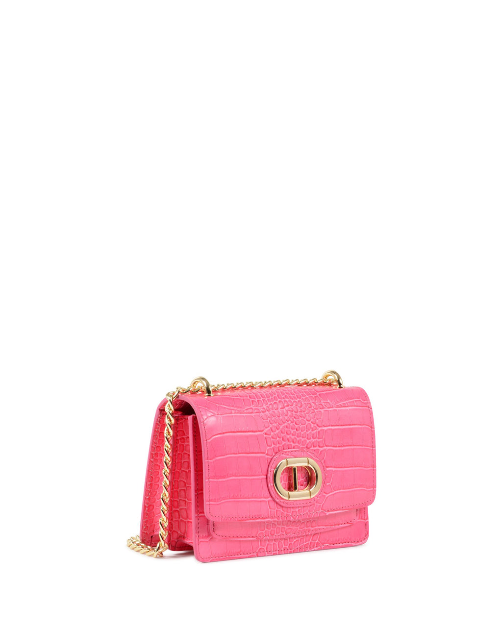 Borsa a tracolla Siena Cocco piccola - Fuxia