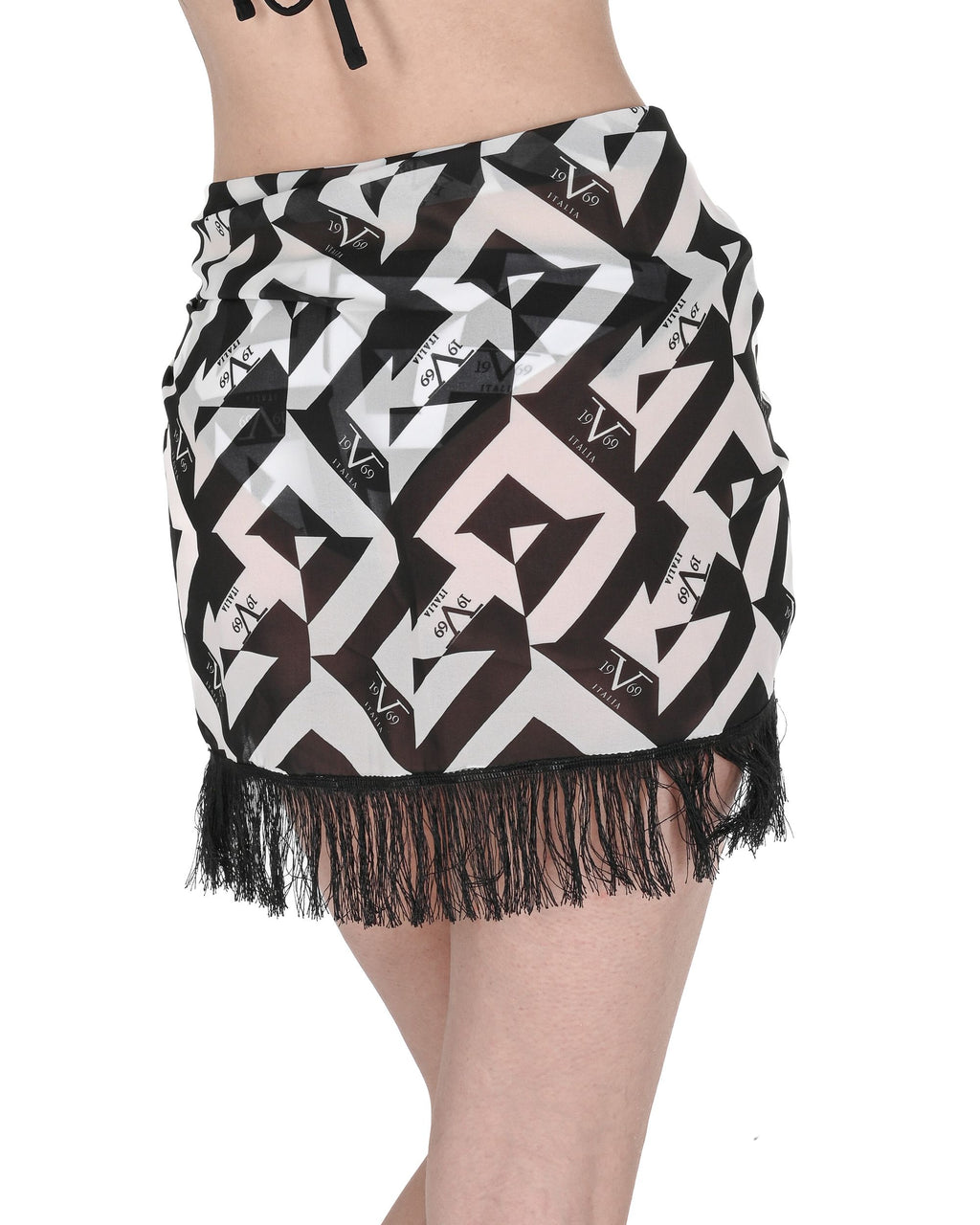 19V69 Italia Costume da bagno da donna in chiffon Cover VSC1WCU02 MULTICOLOR