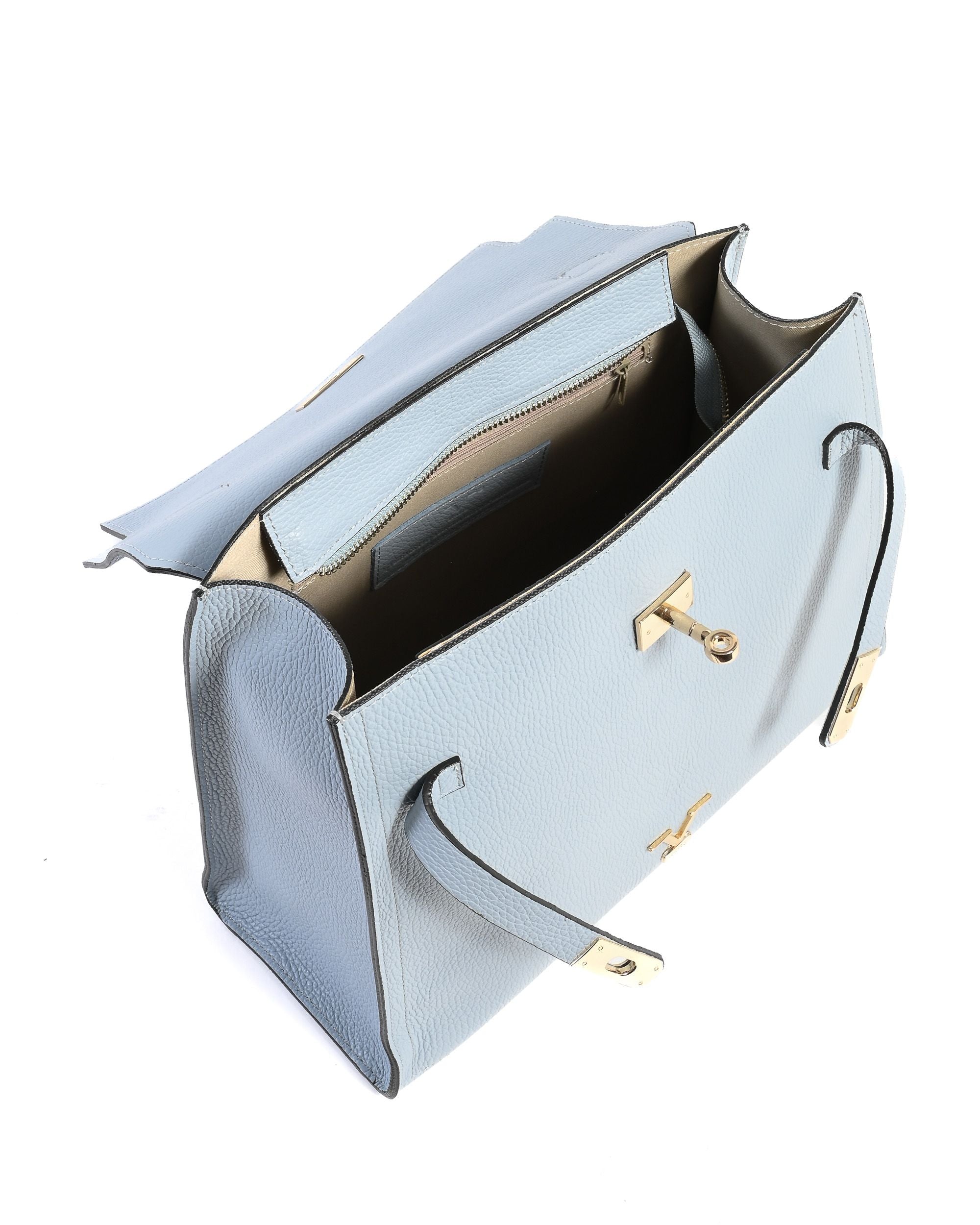 Borsa Donna V Italia Azzurro BG12010 DOLLARO AZZURRO