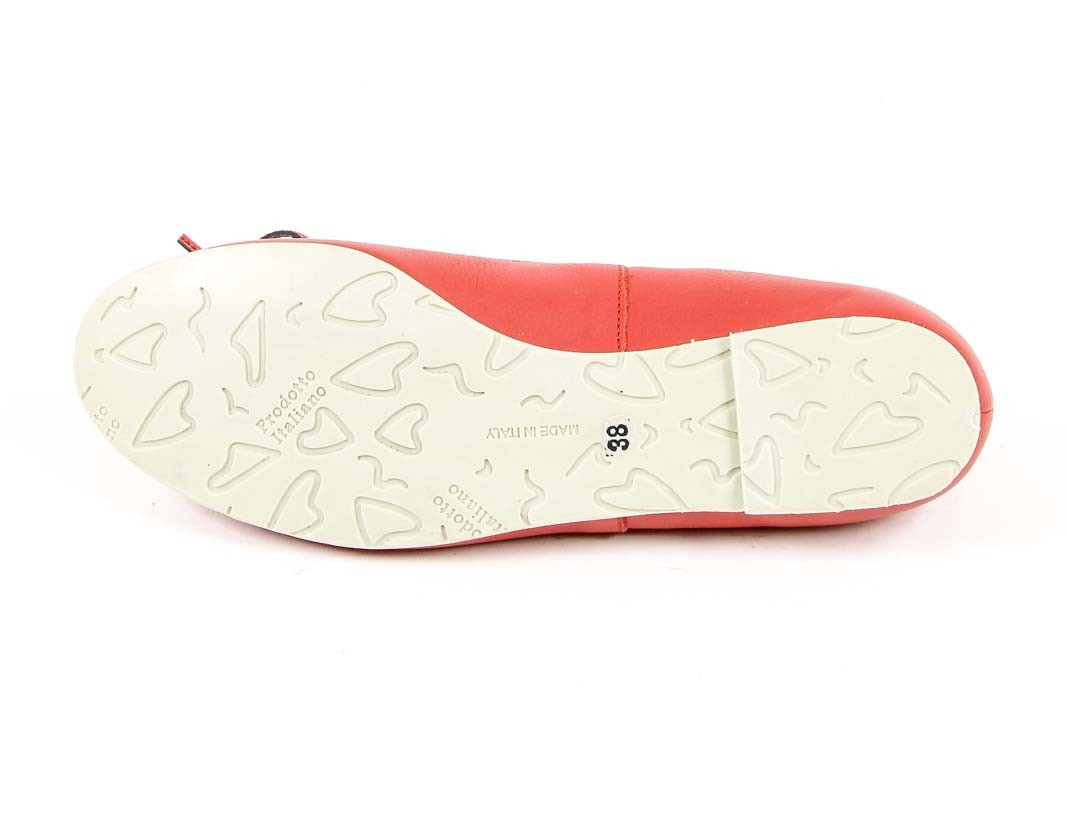 V 1969 Italia Ballerina da donna E08 VITELLO ROSSO