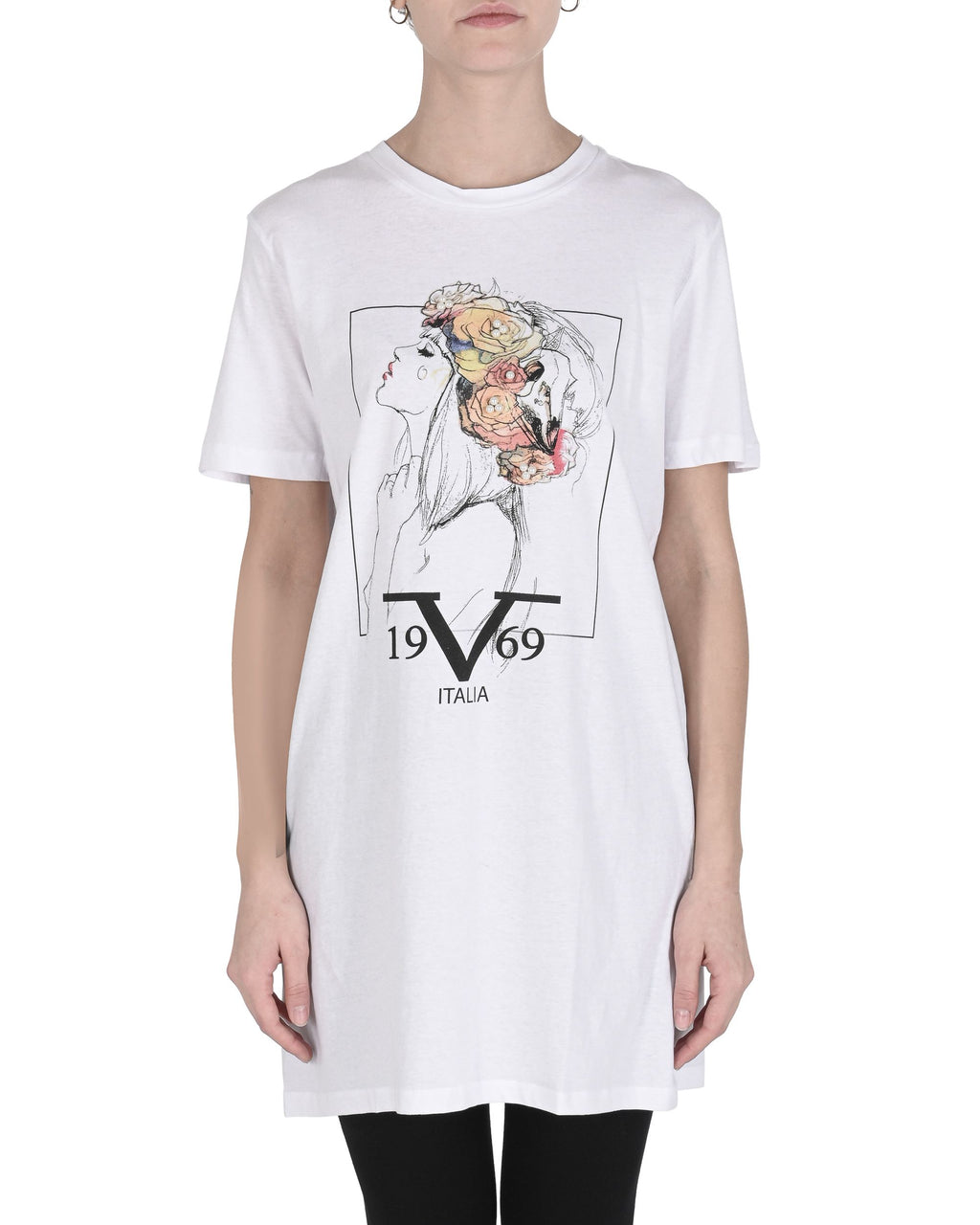19V69 Italia T-Shirt Donna PERLA BIANCO