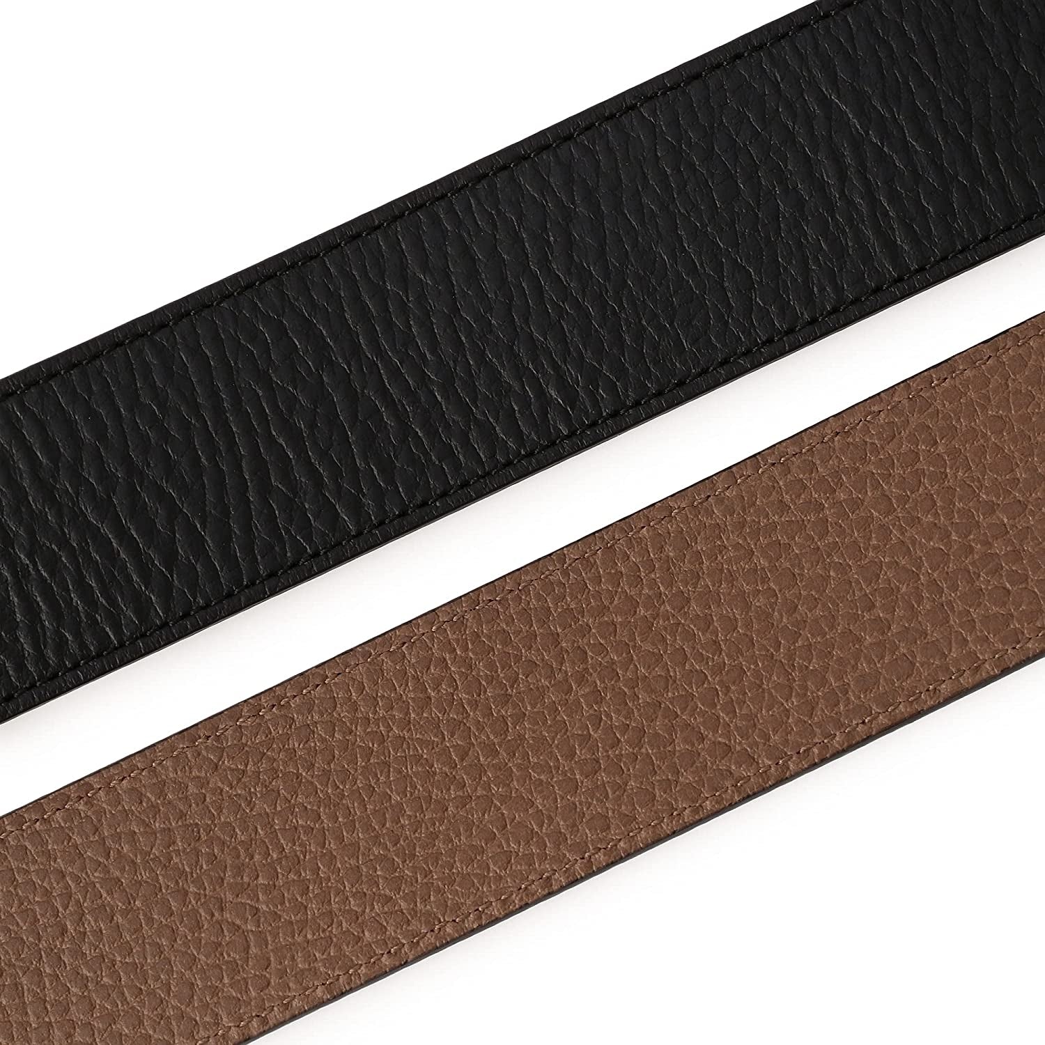 Cintura reversibile Gucci da uomo in pelle nera marrone chiaro