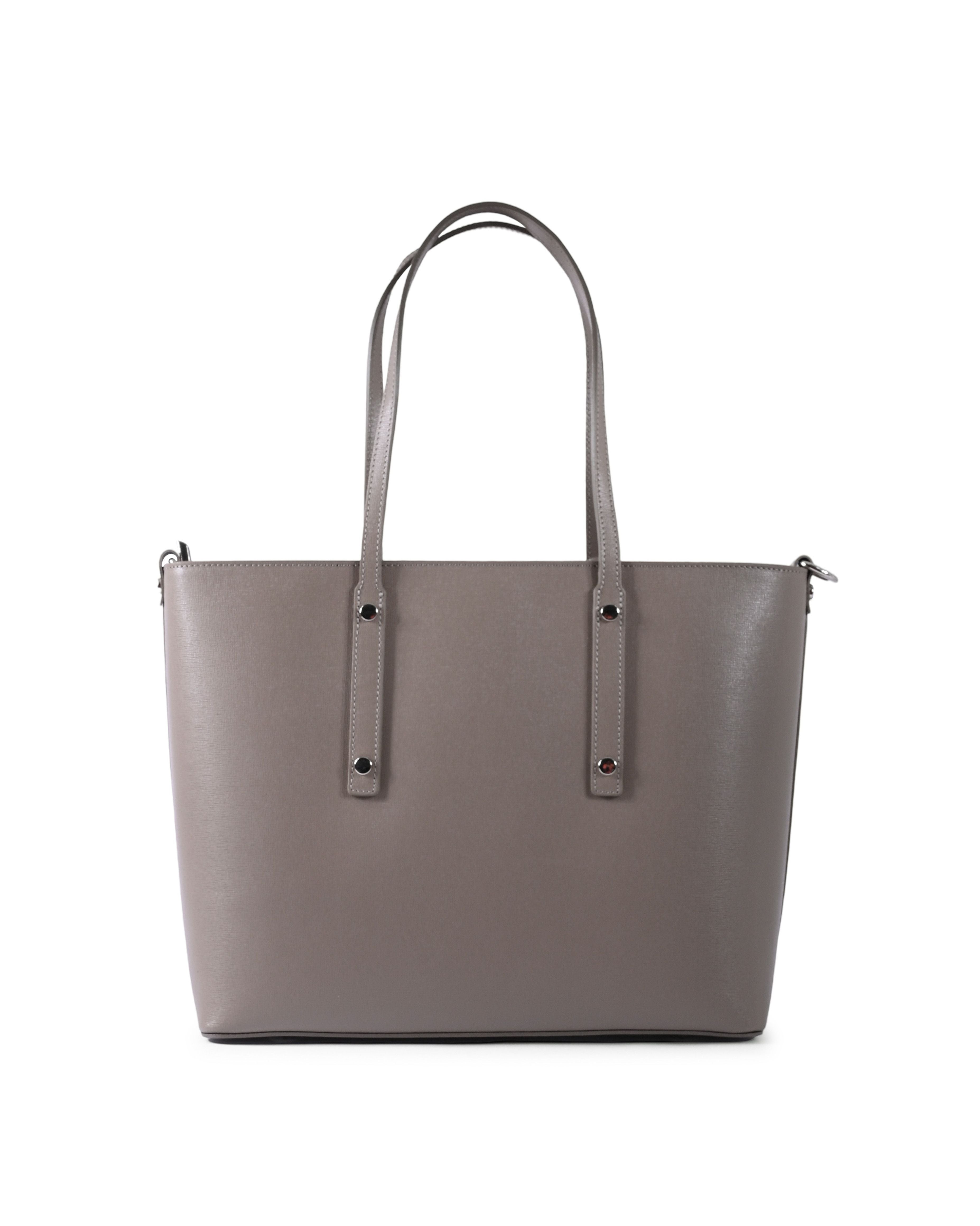 Borsa a mano da donna V Italia CB1070 SAFFIANO TAUPE
