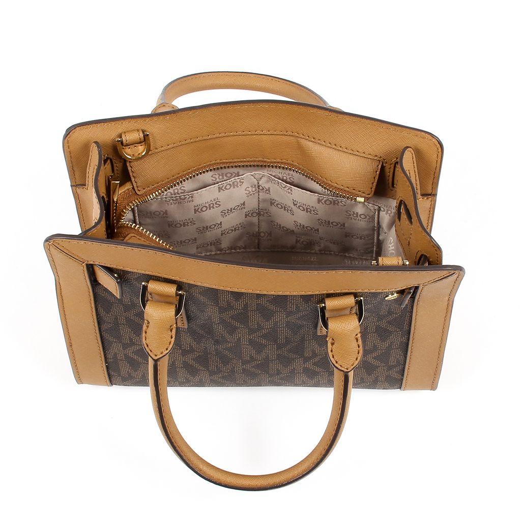Borsa a mano da donna Michael Kors DILLON 35T7GAIS1B BRN ACORN